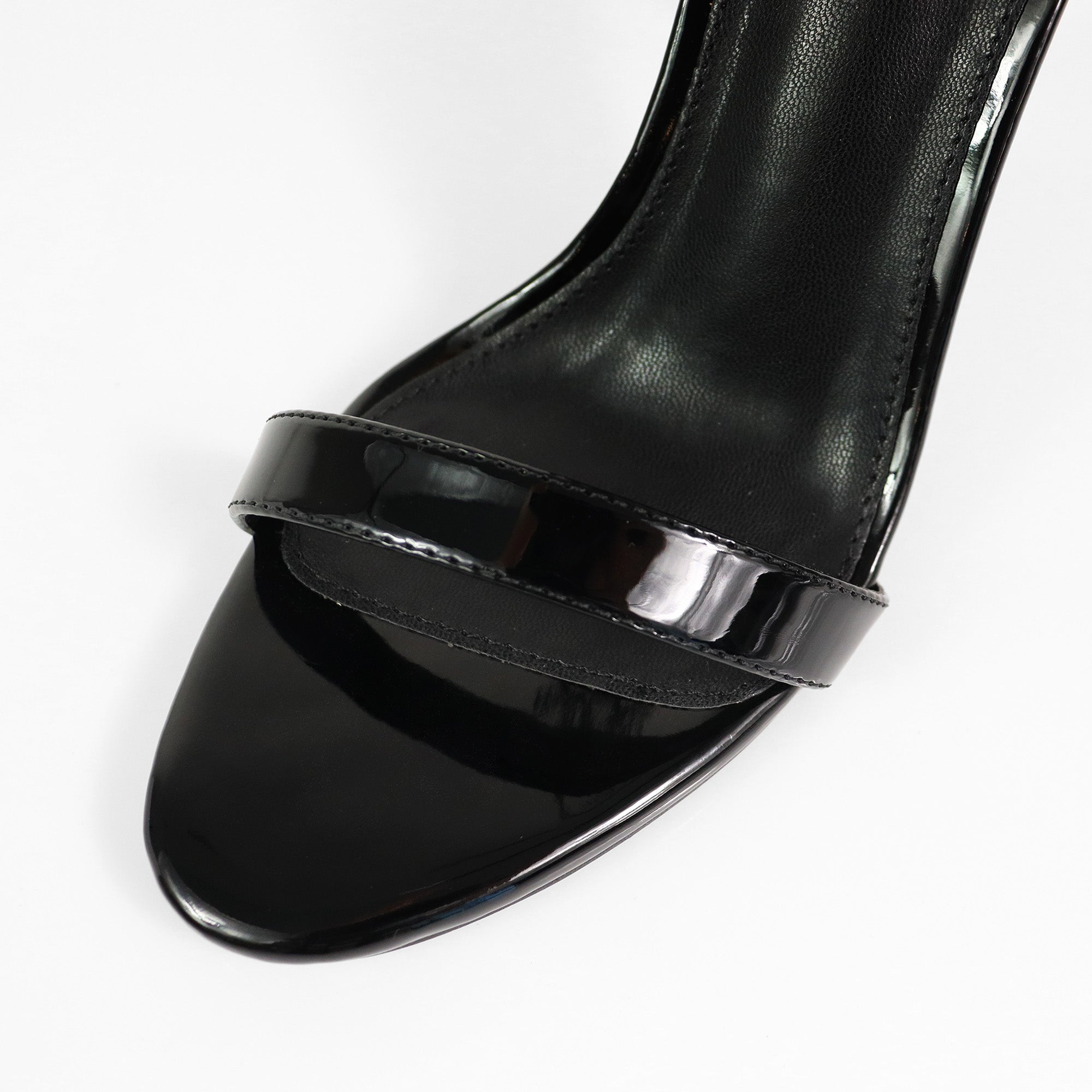 KYLIAN-1 DOUBLE ANKLE STRAP W/ HEEL BLACK