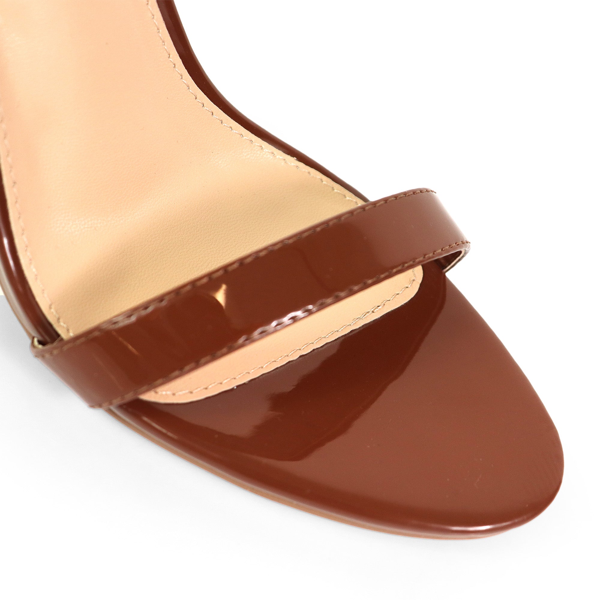 KYLIAN-1 DOUBLE ANKLE STRAP W/ HEEL BROWN
