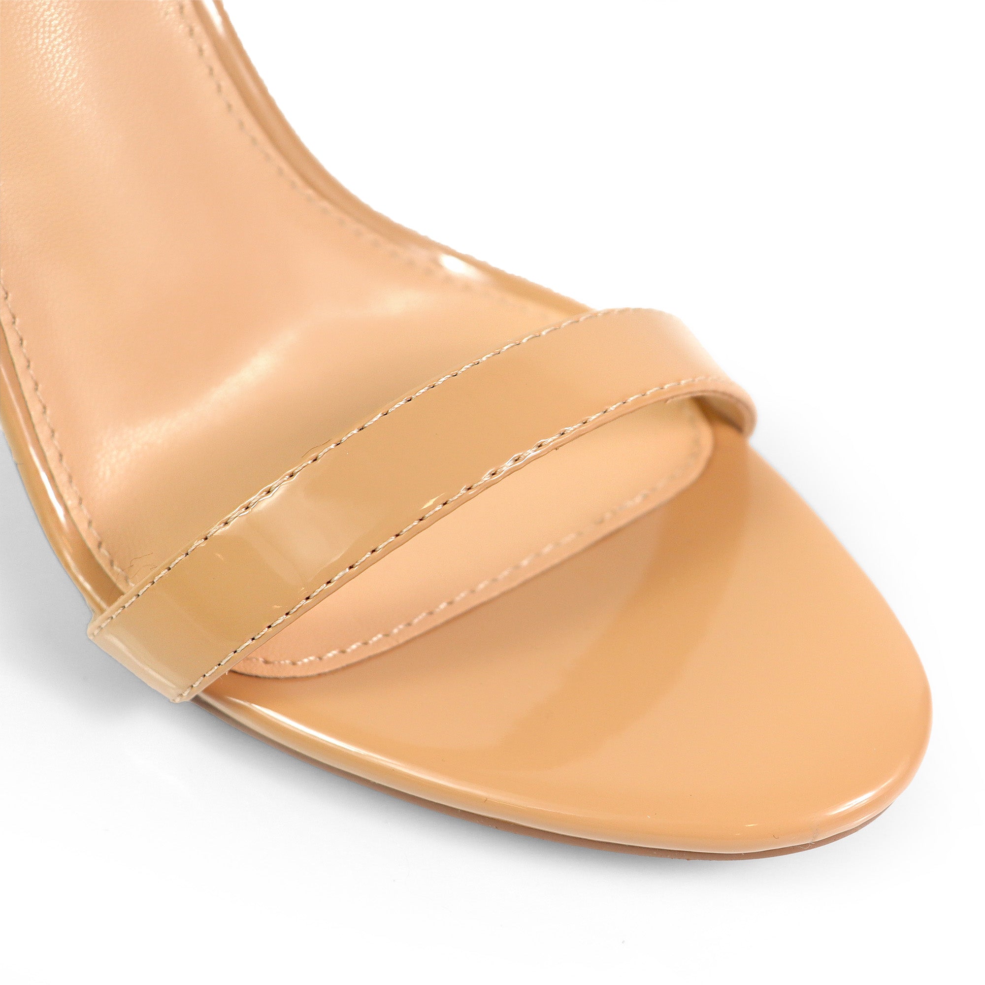 KYLIAN-1 DOUBLE ANKLE STRAP W/ HEEL NUDE
