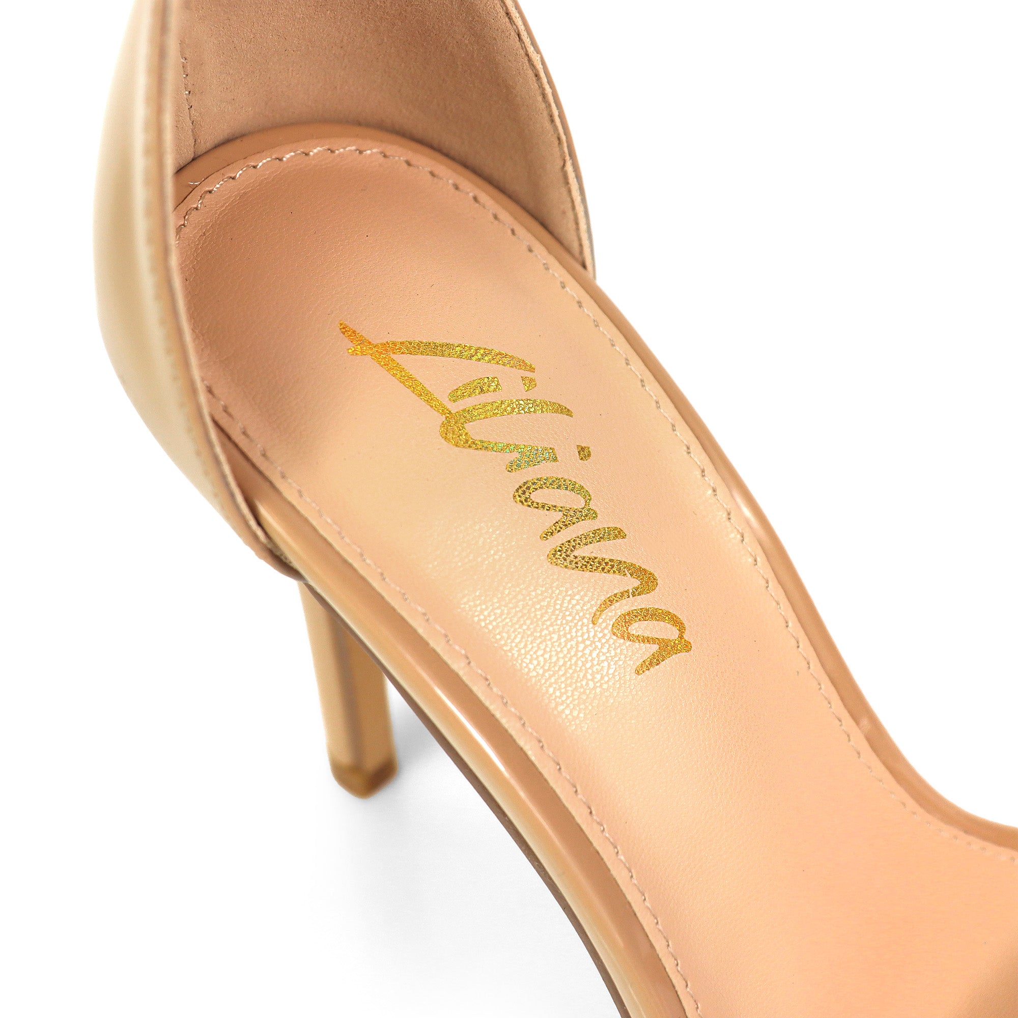 KYLIAN-1 DOUBLE ANKLE STRAP W/ HEEL NUDE