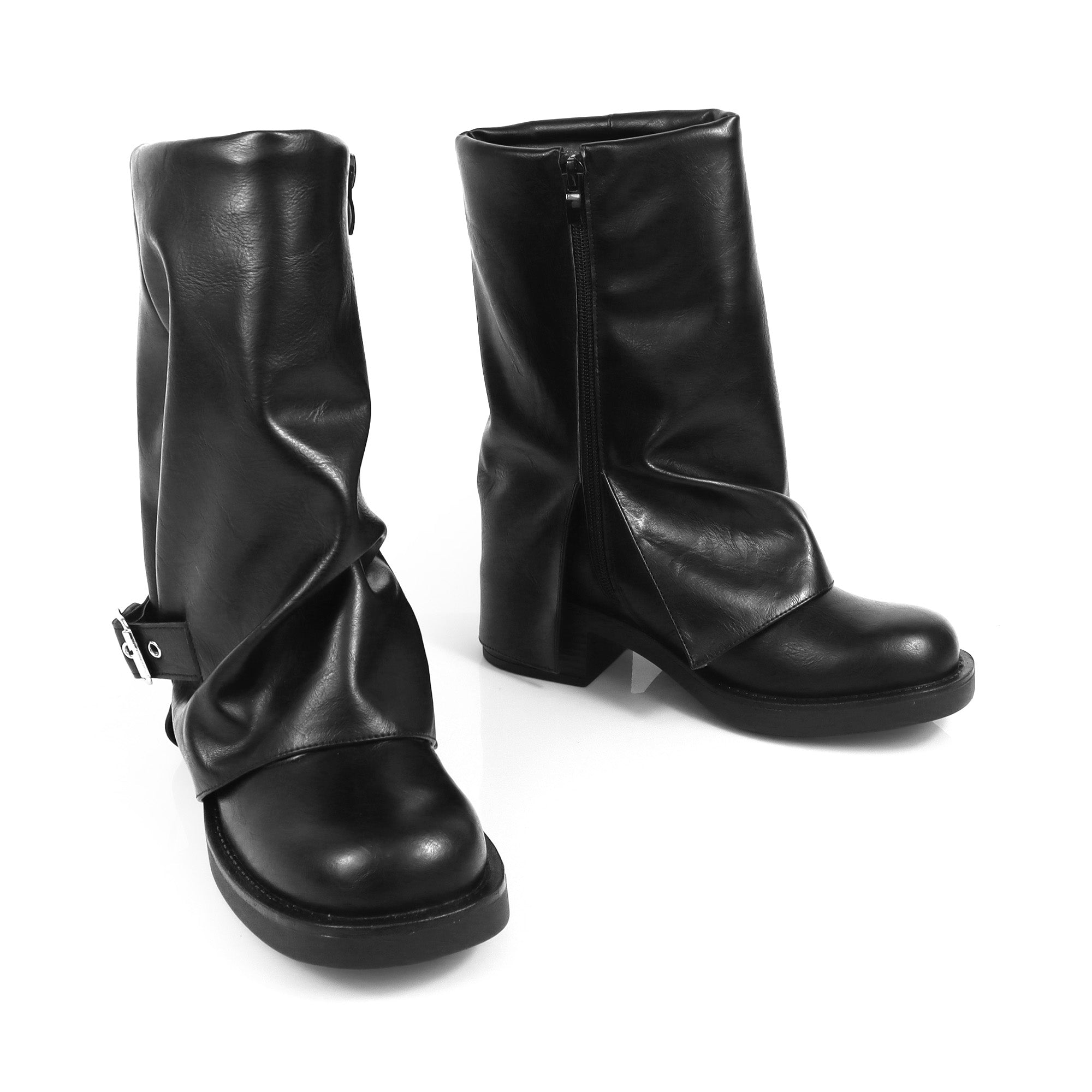 LAURA-3 SLOUCH PULL ON BOOTIE BLACK