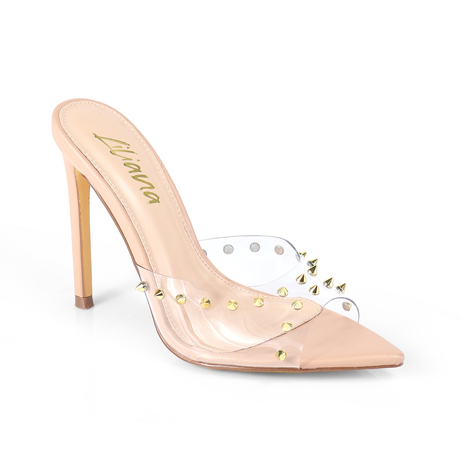 LAURENT-125 POINTY PEEP TO RIVET UPPER W HEEL CLEAR