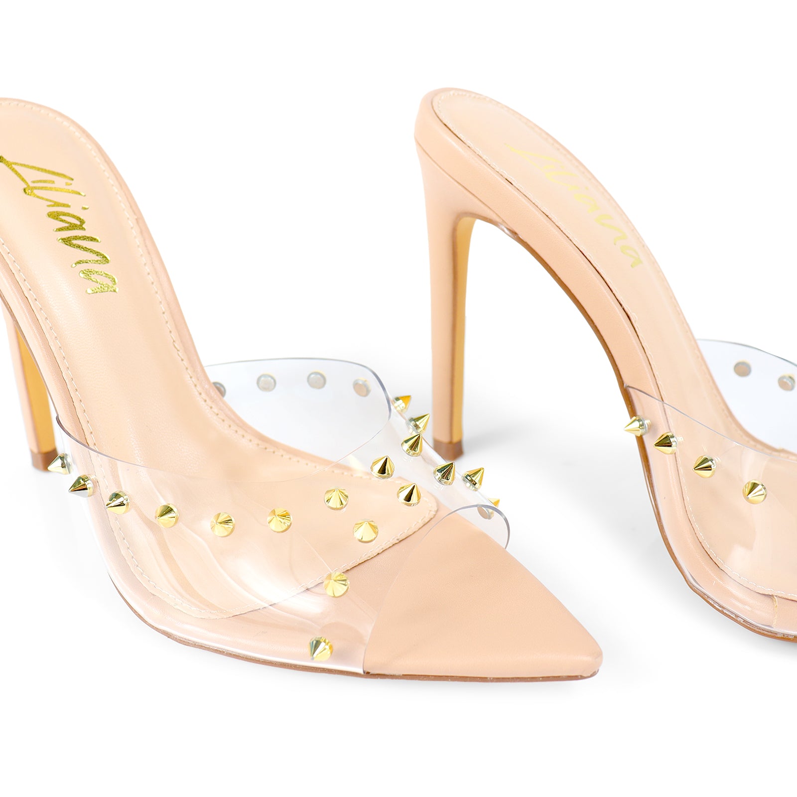 LAURENT-125 POINTY PEEP TO RIVET UPPER W HEEL CLEAR