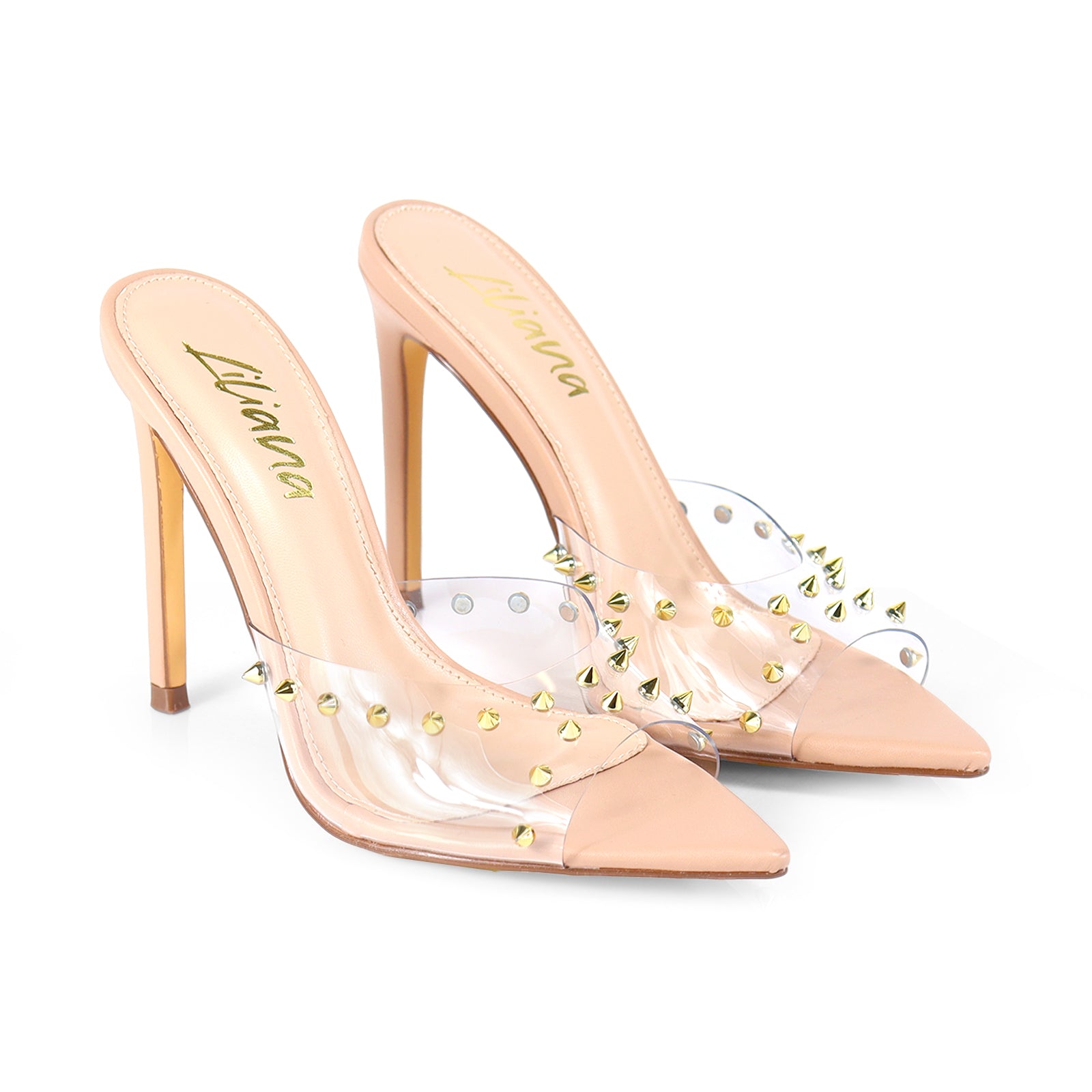 LAURENT-125 POINTY PEEP TO RIVET UPPER W HEEL CLEAR