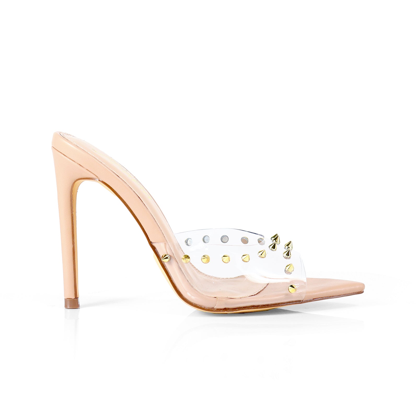 LAURENT-125 POINTY PEEP TO RIVET UPPER W HEEL CLEAR