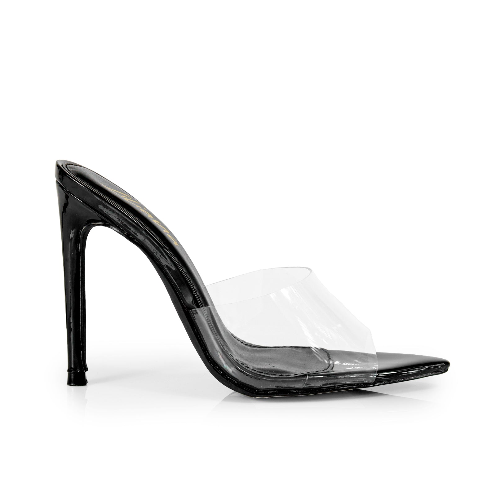 LAURENT-3 HEELED SANDAL W/ POINTY TOE BLACK