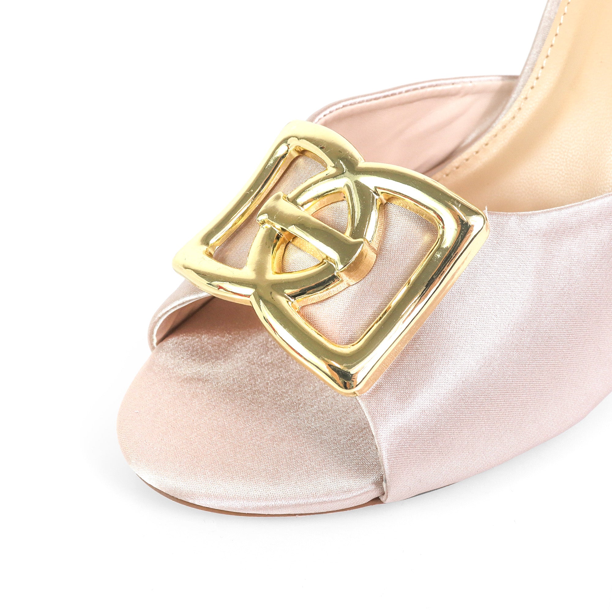 LAWRIE-1 PEEP TOE ANKLE STRAP HEEL NUDE