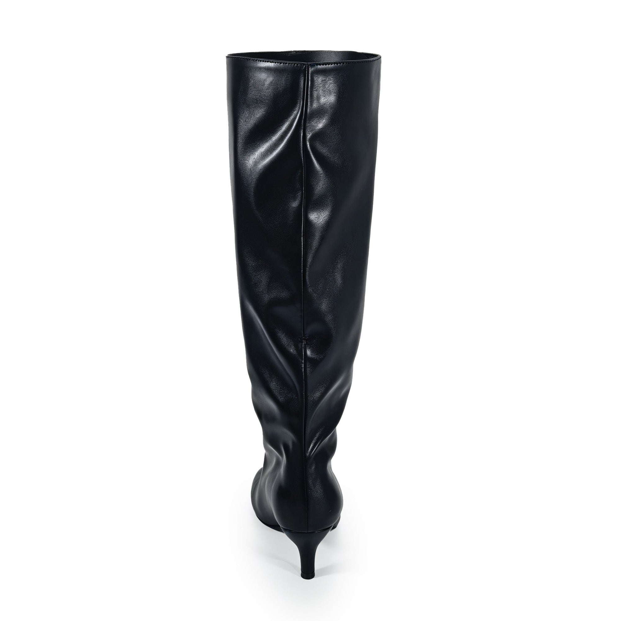 LIMA-1 SQUARED TOE BOOTS W/ HEEL BLACK