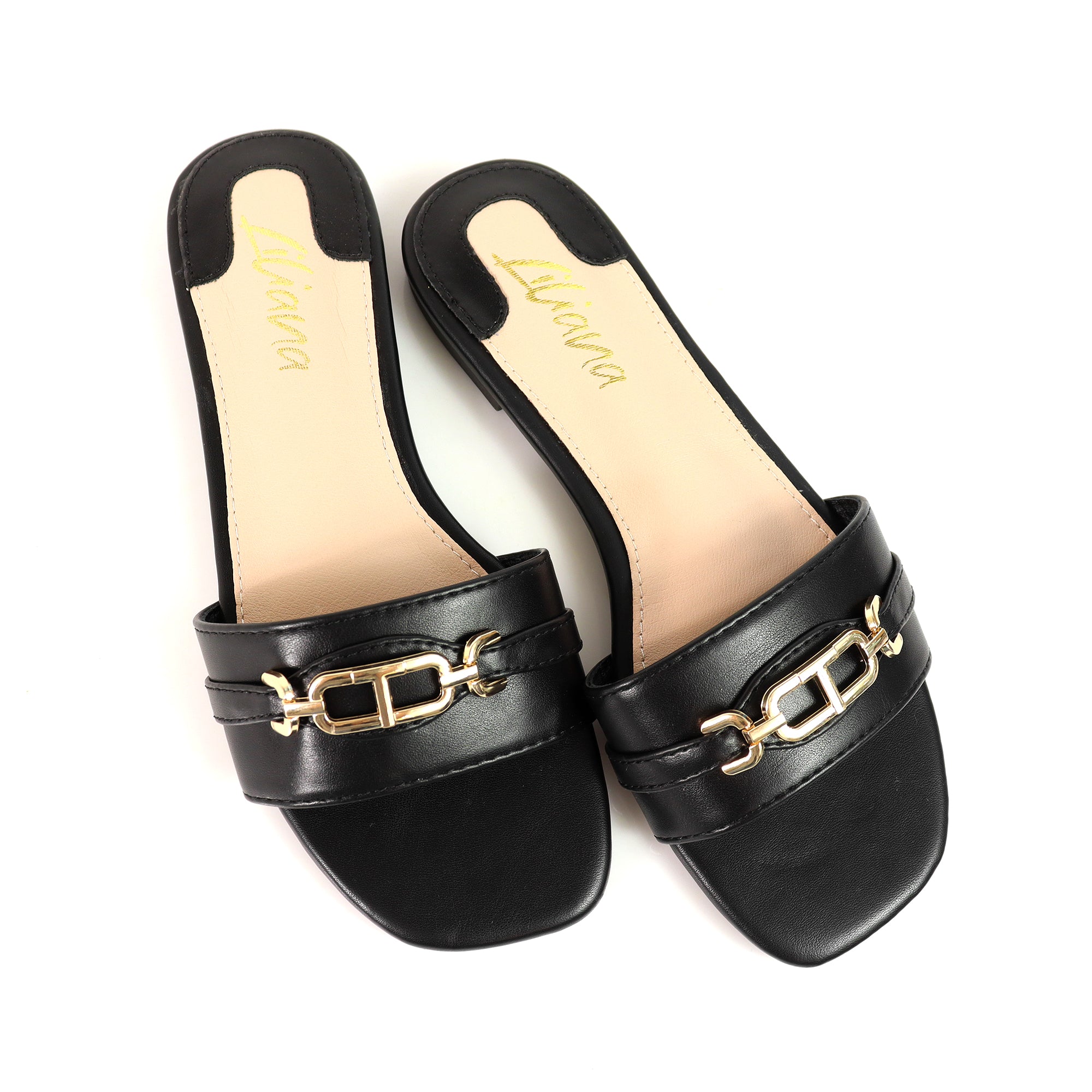 LOTUS-1 THONG TIE UP SANDAL W/ MIDSOLE STITCHING BLACK