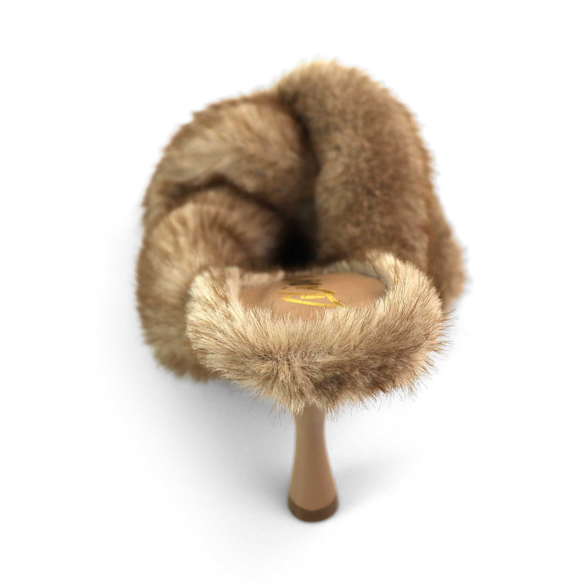 LUX-1 CROSS FLUFFY W/HEEL TAUPE