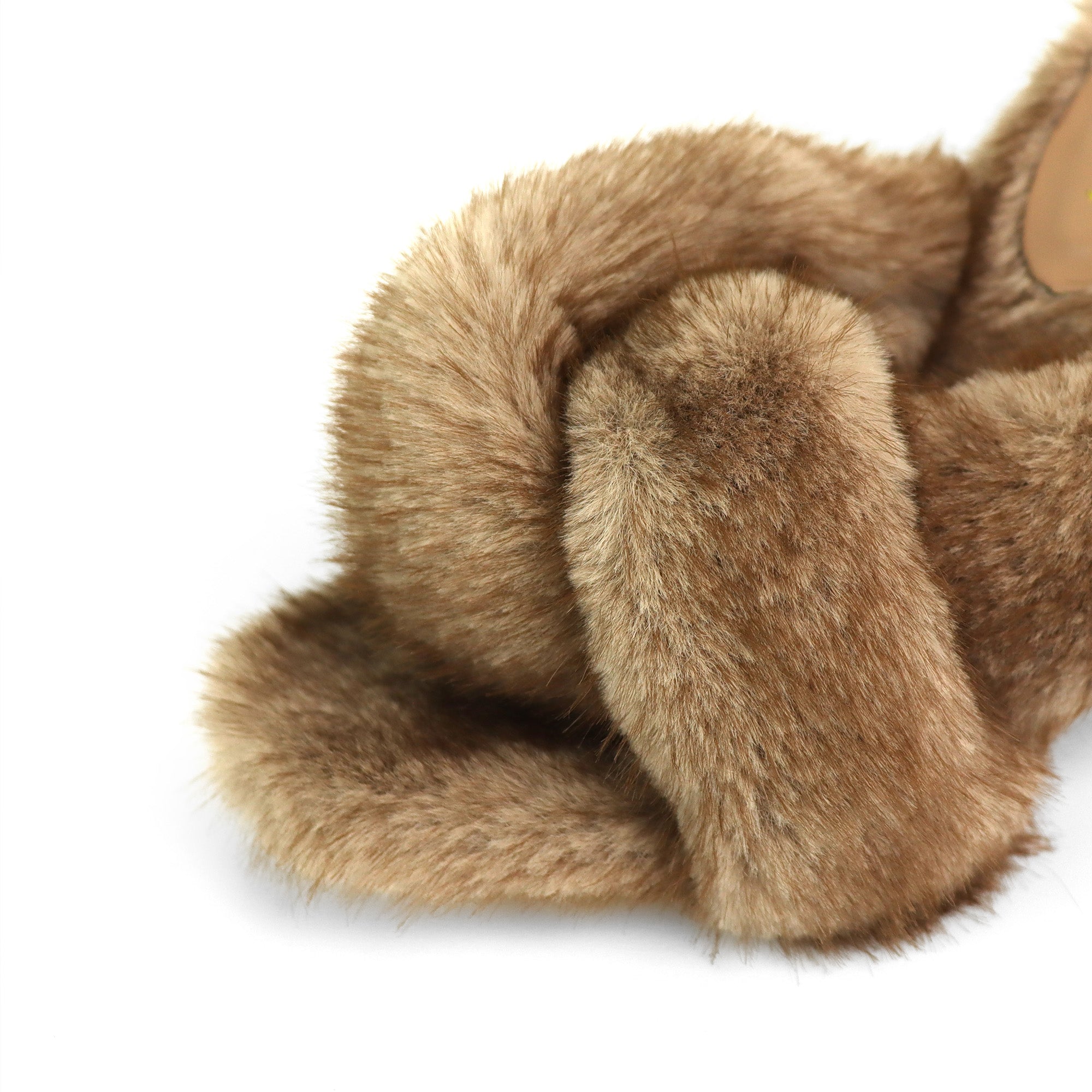 LUX-1 CROSS FLUFFY W/HEEL TAUPE
