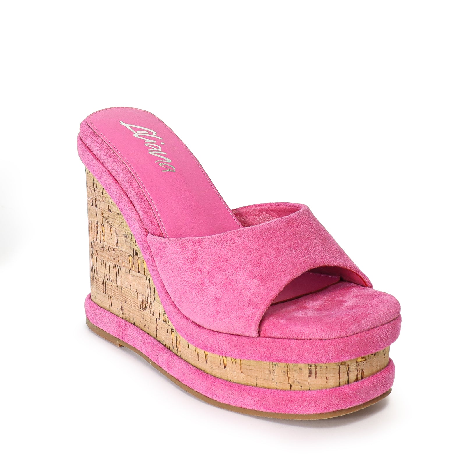 MADELINE-1 PLATFORM METAL CUP HEEL WITH ANKLE-PINK
