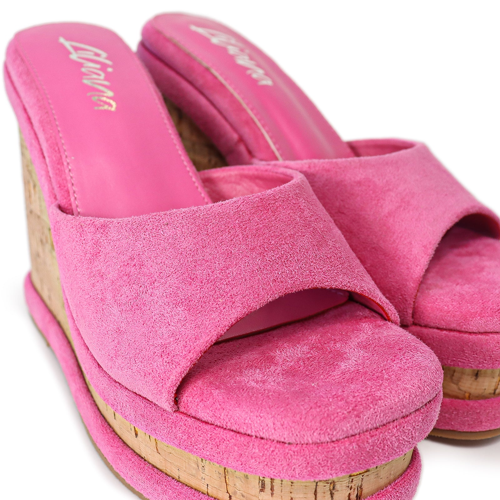 MADELINE-1 PLATFORM METAL CUP HEEL WITH ANKLE-PINK