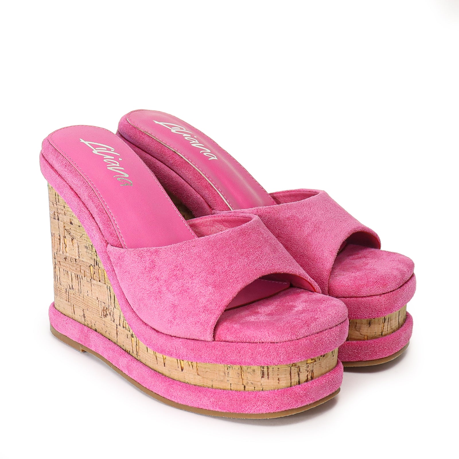 MADELINE-1 PLATFORM METAL CUP HEEL WITH ANKLE-PINK