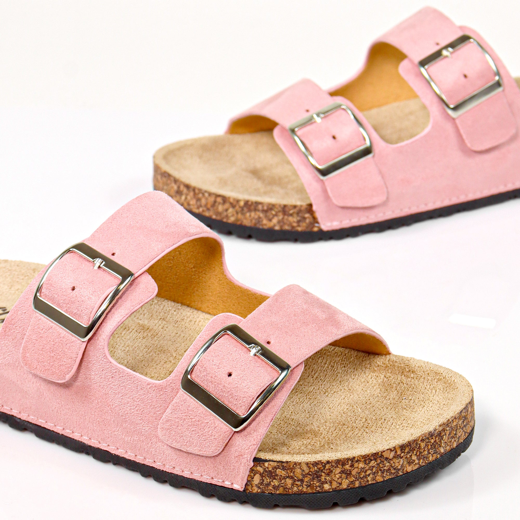 MADIX-1 DOUBLE BUCKLE PLATFORM SANDAL BLUSH