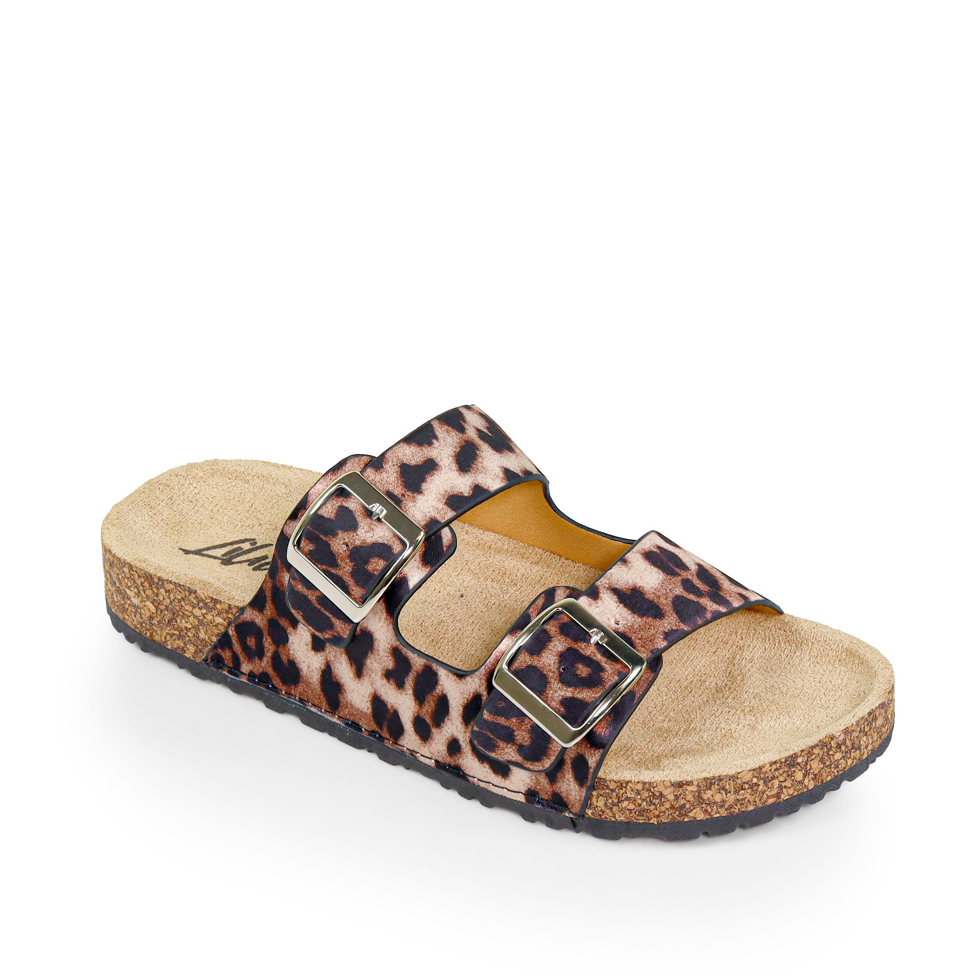MADIX-1 DOUBLE BUCKLE PLATFORM SANDAL LEOPARD
