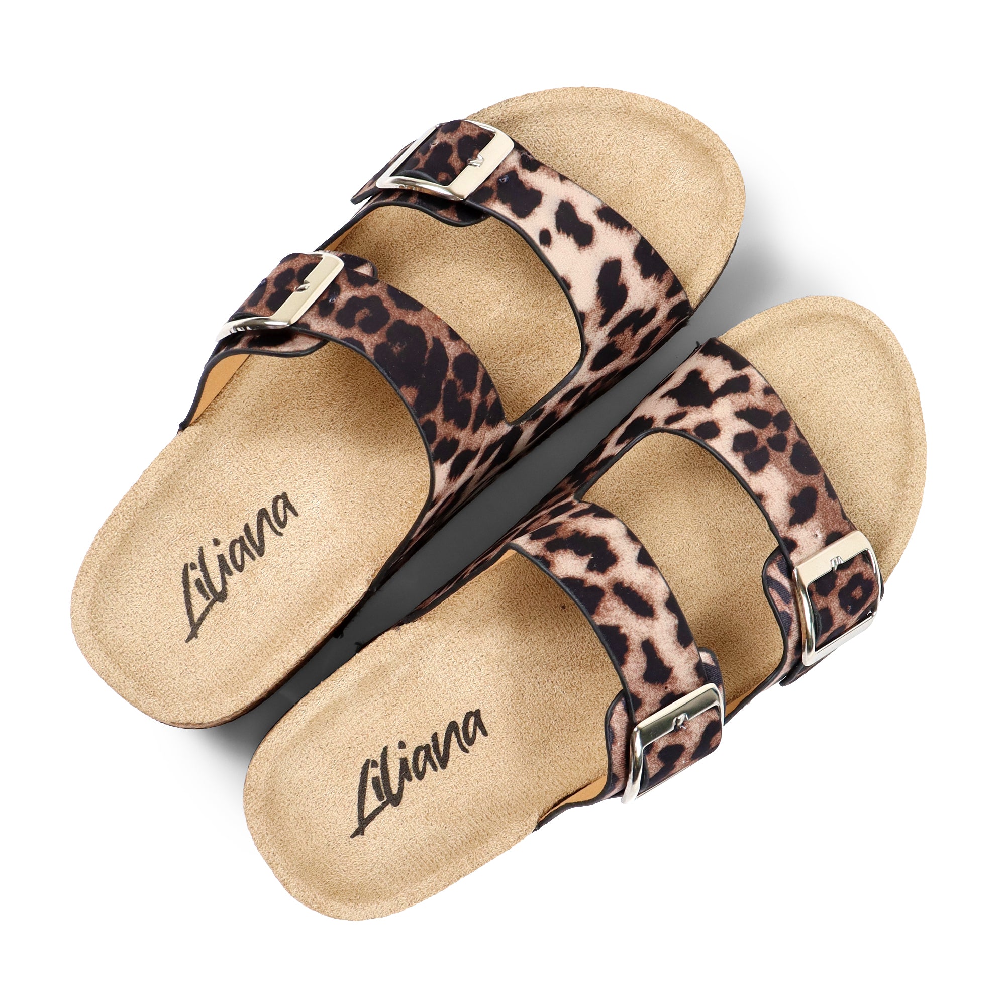 MADIX-1 DOUBLE BUCKLE PLATFORM SANDAL LEOPARD