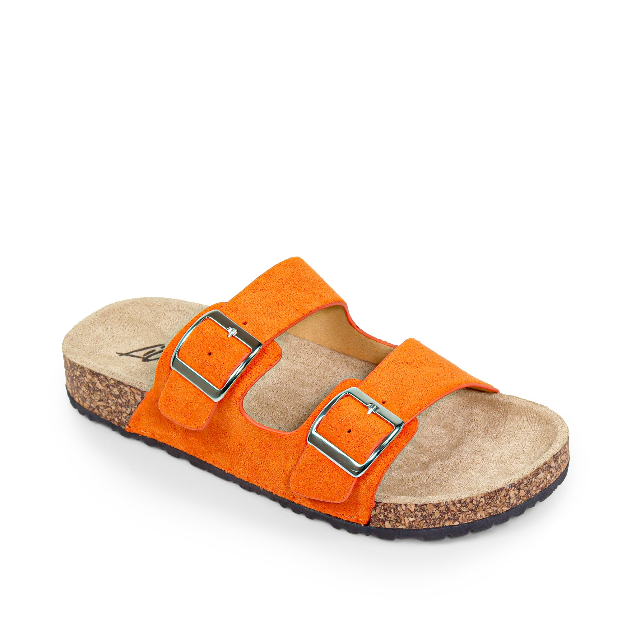 MADIX-1 DOUBLE BUCKLE PLATFORM SANDAL ORANGE