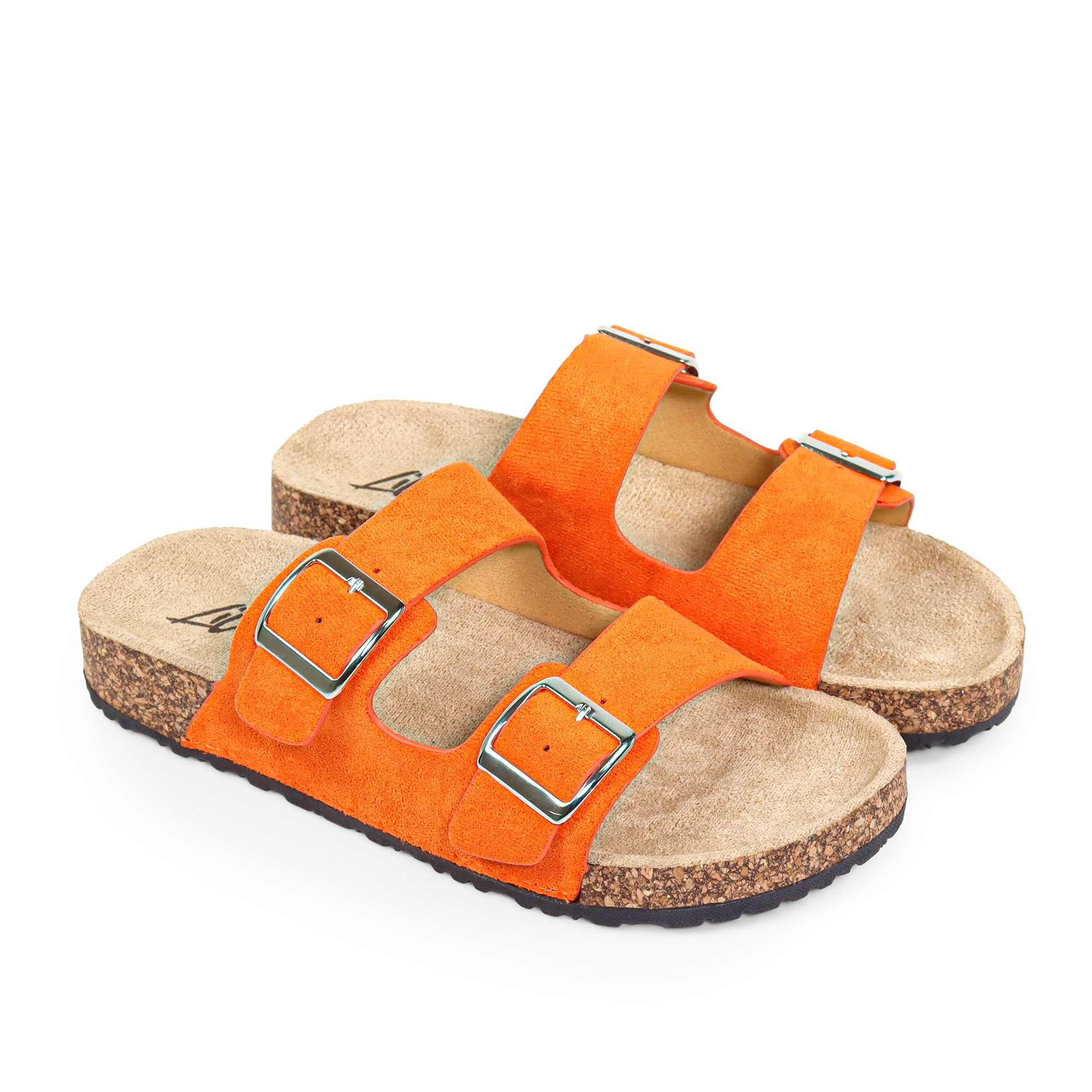 MADIX-1 DOUBLE BUCKLE PLATFORM SANDAL ORANGE