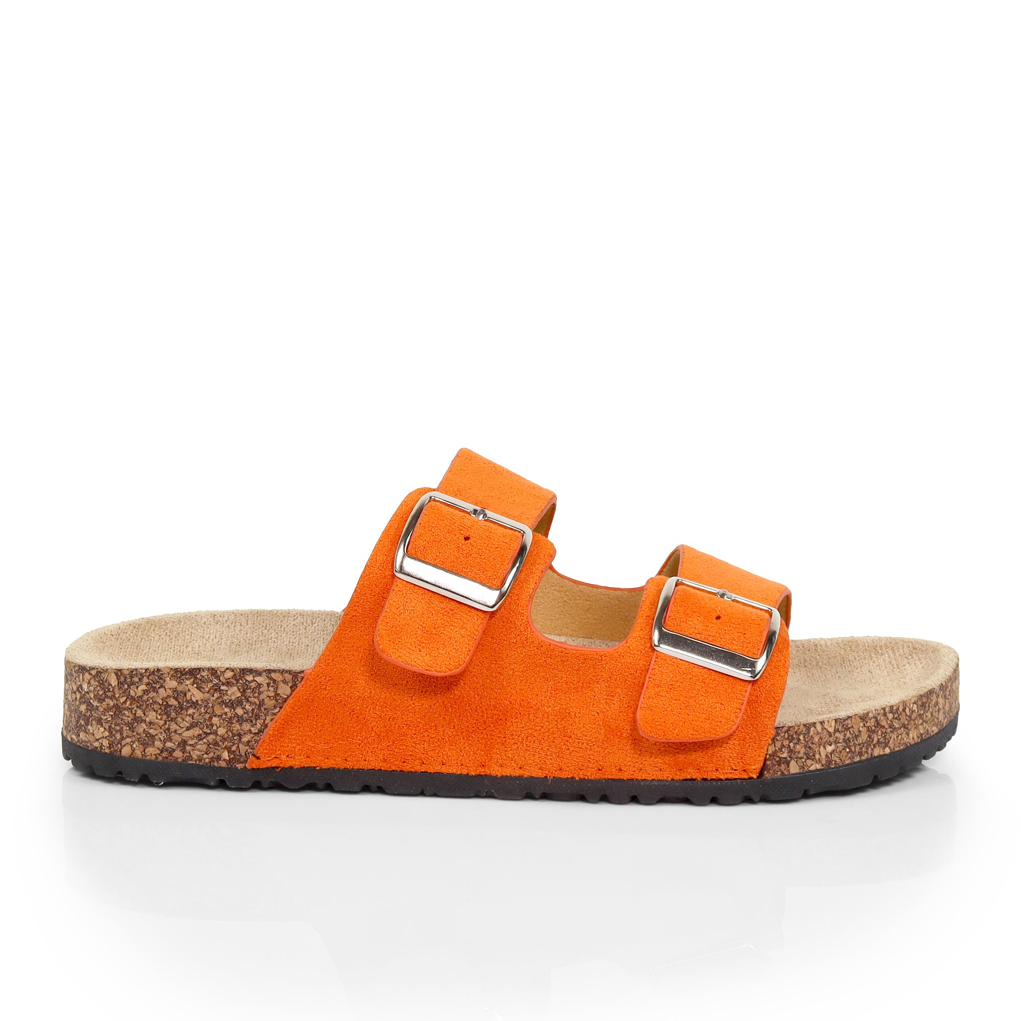 MADIX-1 DOUBLE BUCKLE PLATFORM SANDAL ORANGE