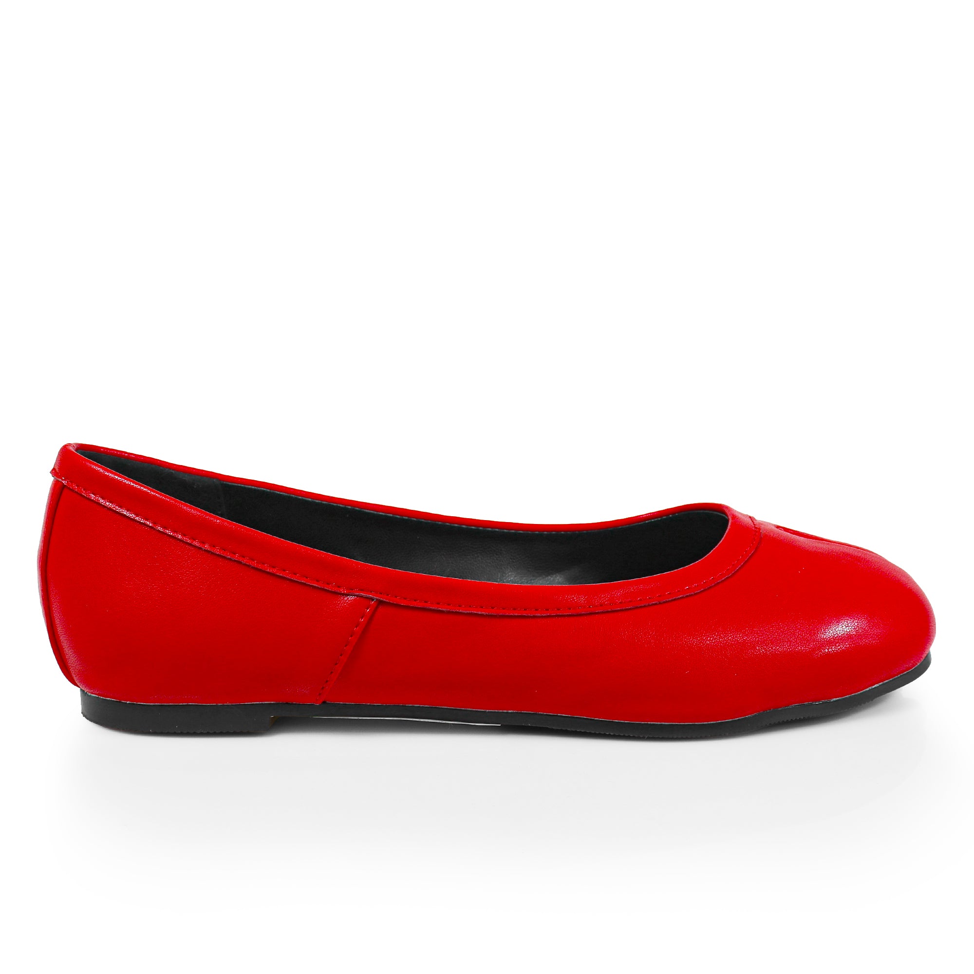 MAHOMES-2 TABI CAMEL SPLIT TOE FLAT RED