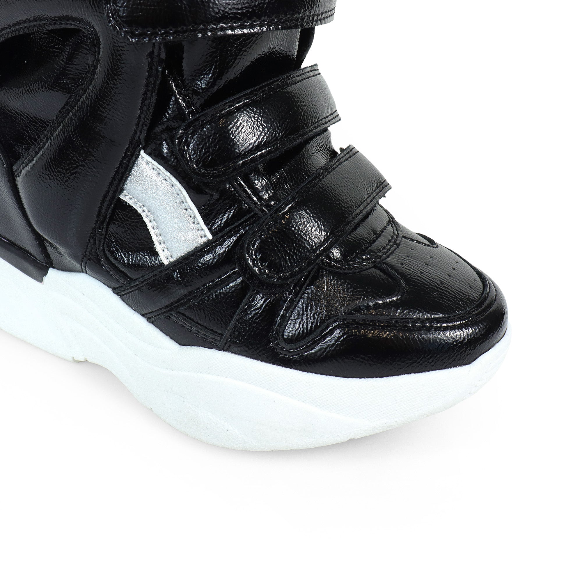 MARANTO-3 SPORTY SNEAKER WEDGE BLACK