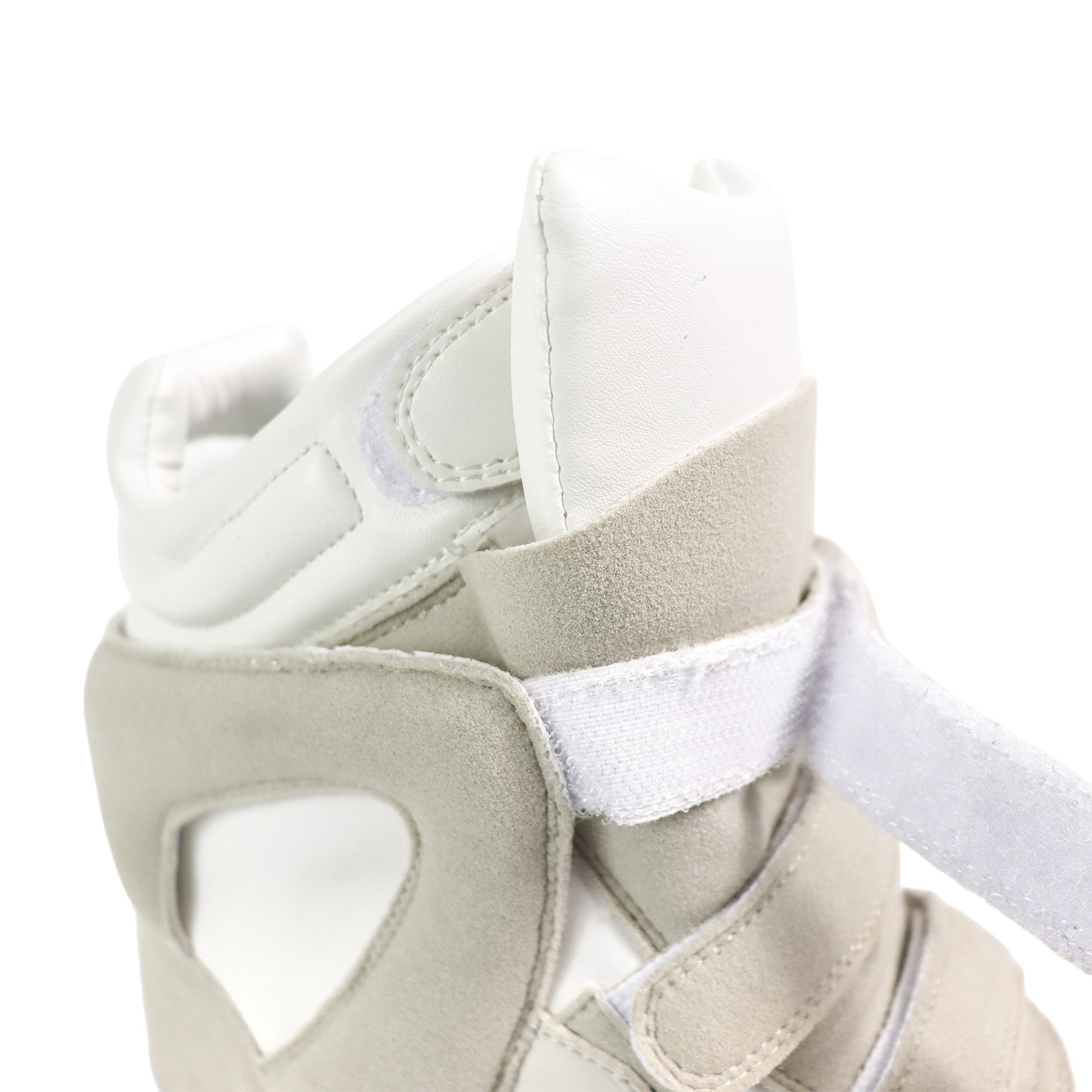 MARANTO-3 SPORTY SNEAKER WEDGE BONE SUEDE