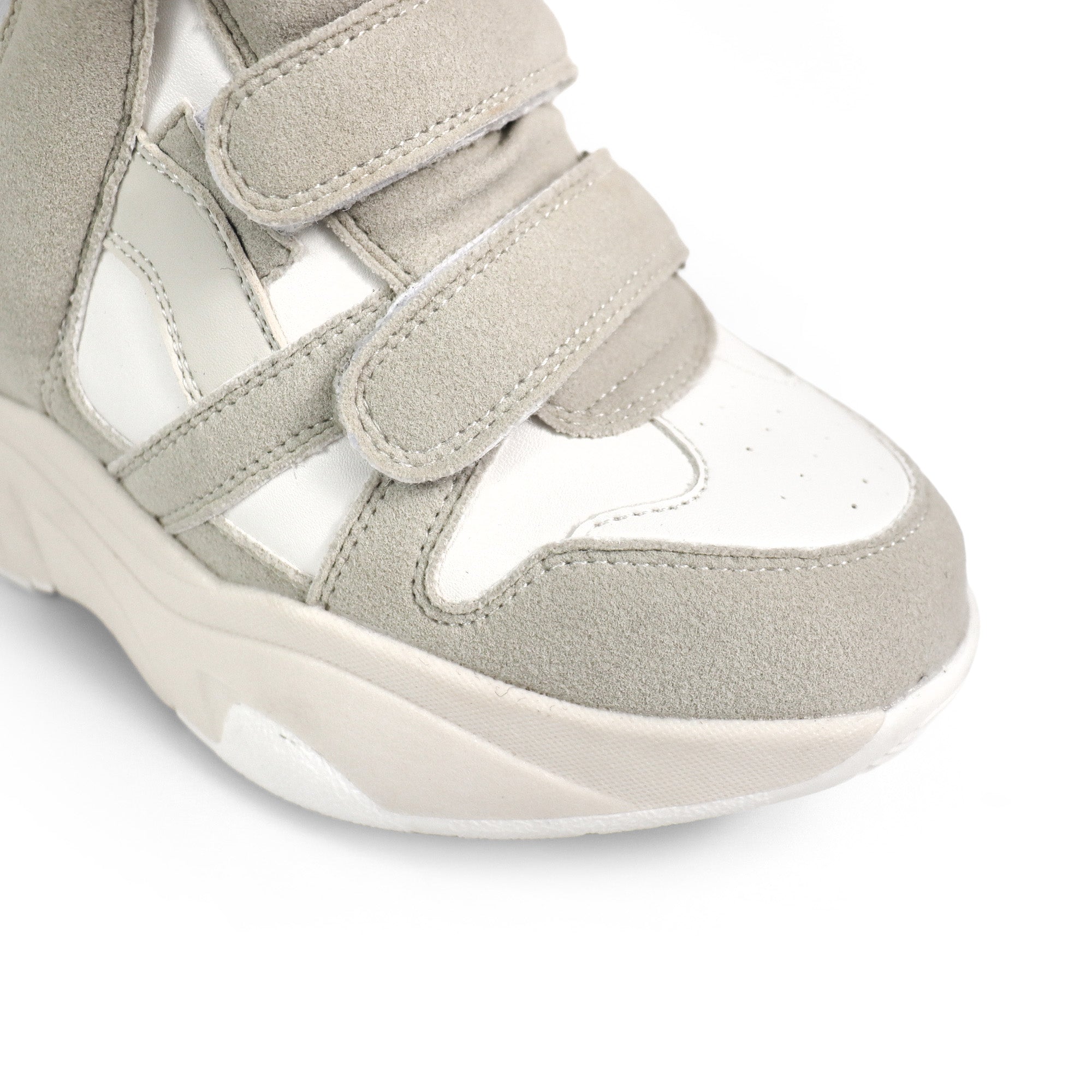 MARANTO-3 SPORTY SNEAKER WEDGE BONE SUEDE