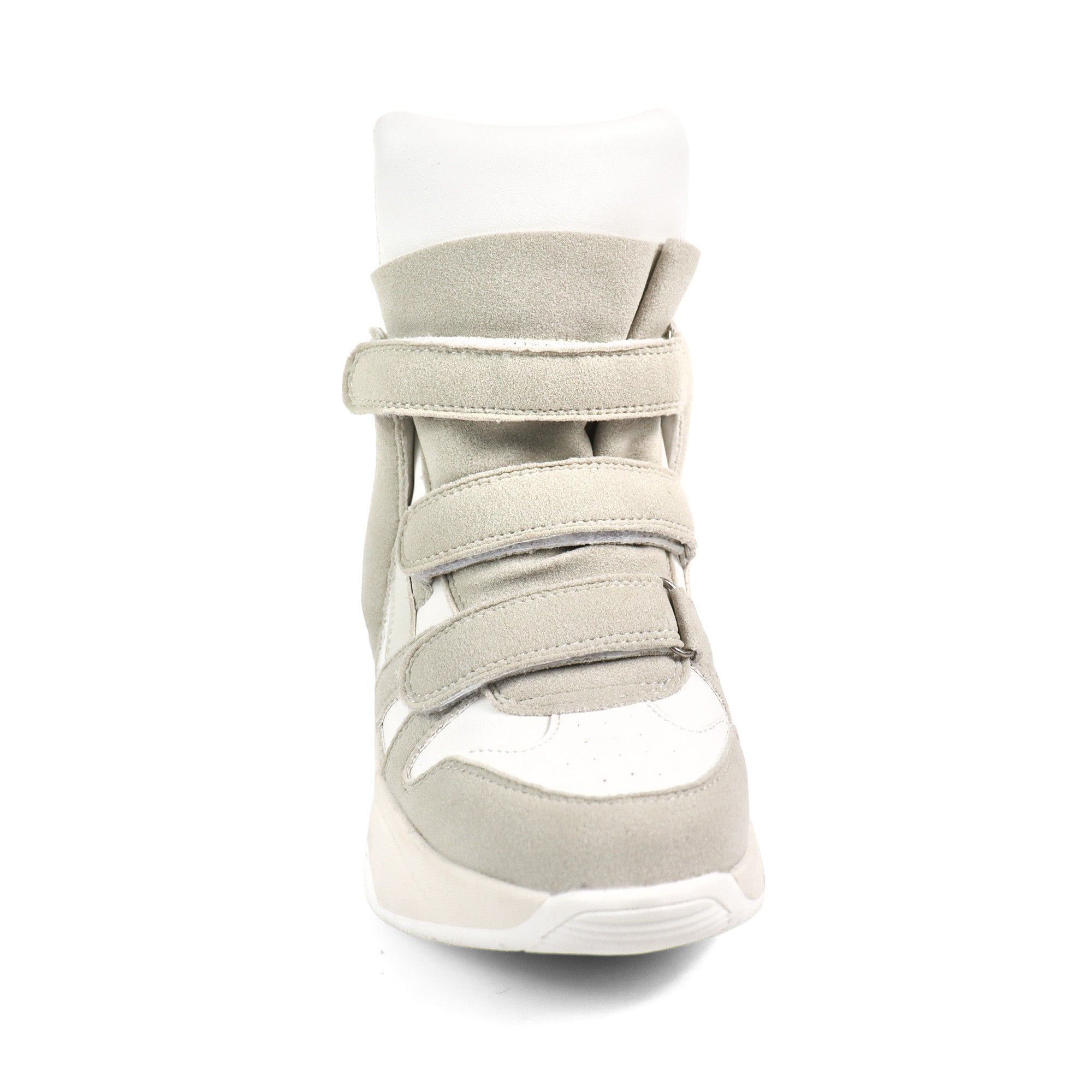 MARANTO-3 SPORTY SNEAKER WEDGE BONE SUEDE