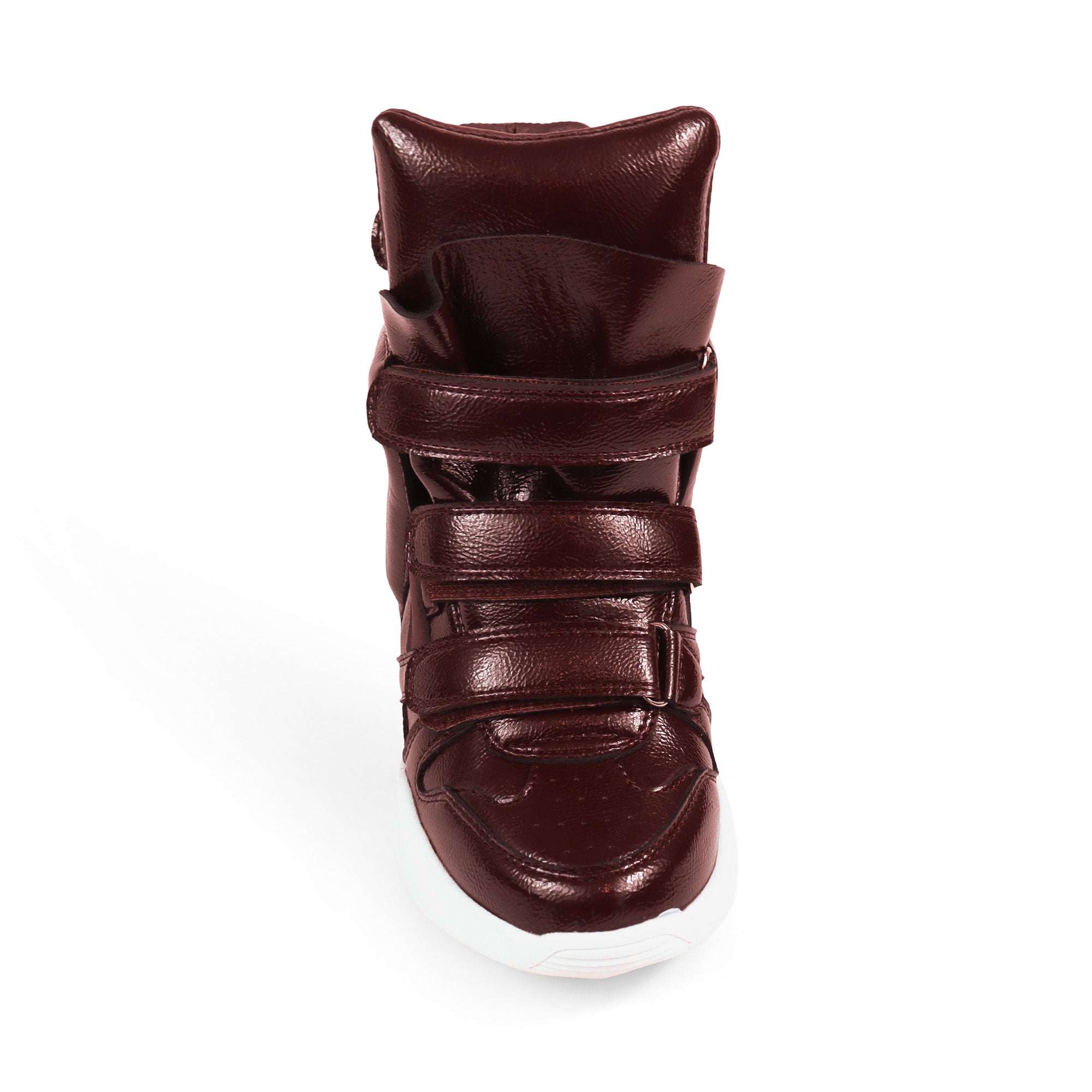MARANTO-3 SPORTY SNEAKER WEDGE BURGUNDY