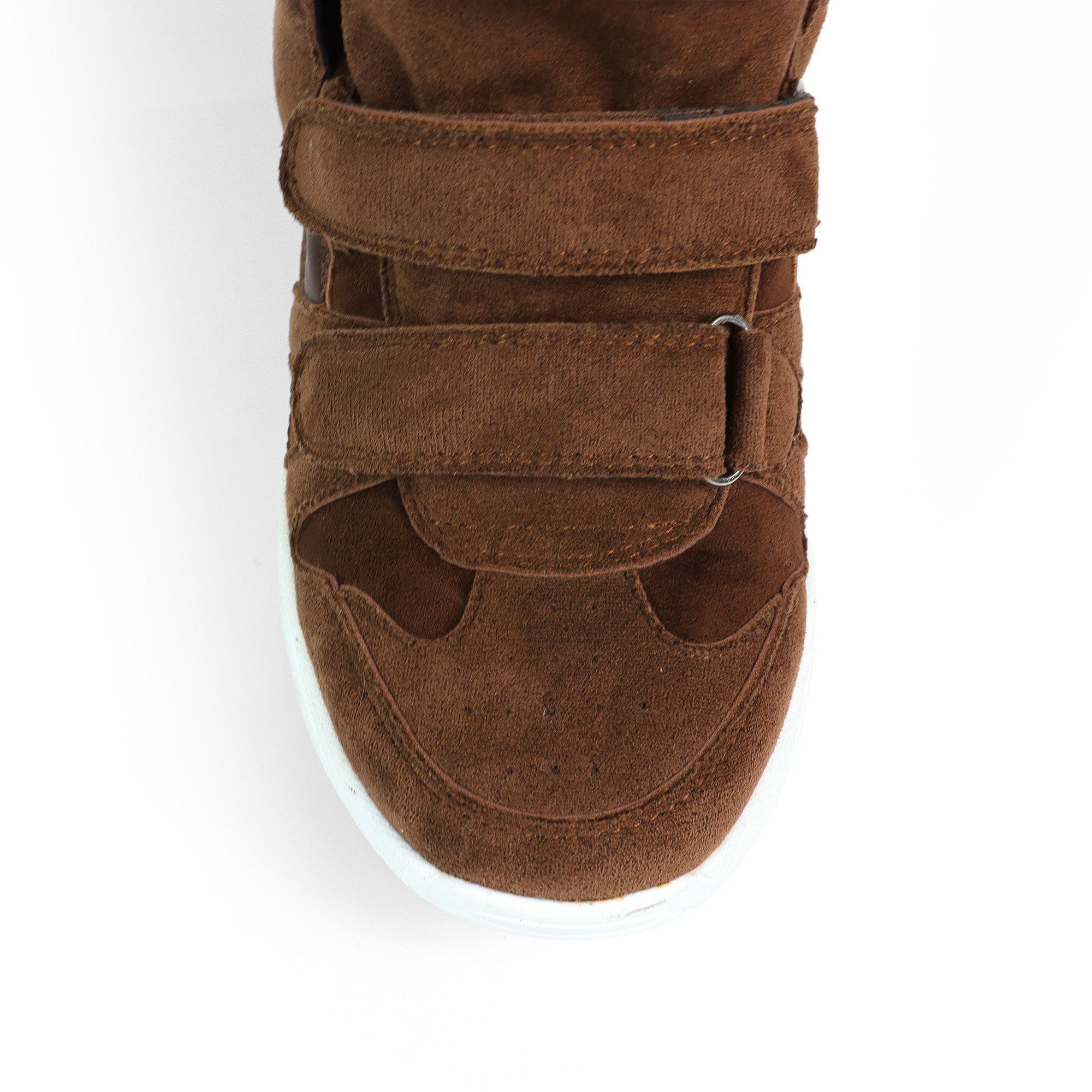 MARANTO-3 SPORTY SNEAKER WEDGE CHOCOLATE SUEDE