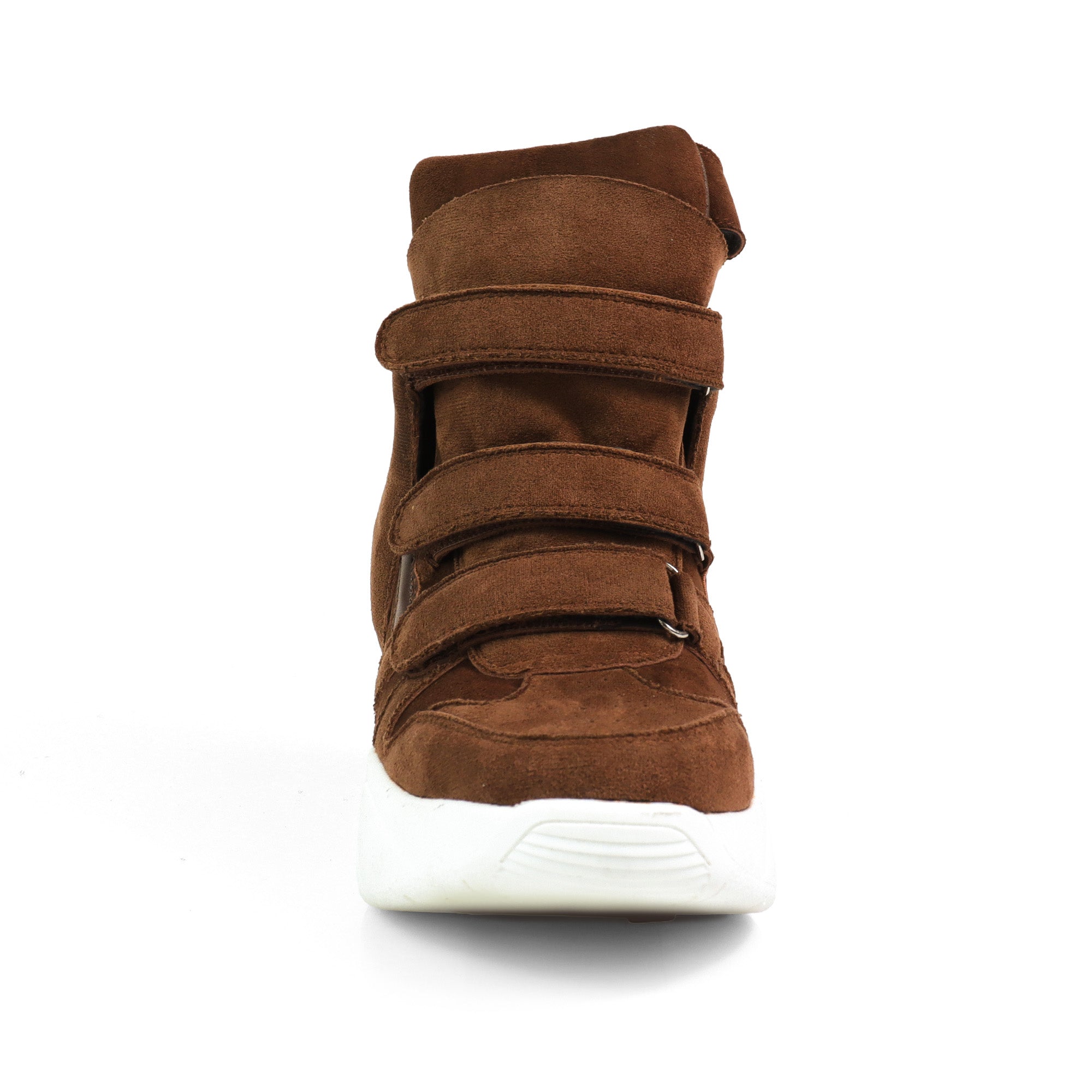 MARANTO-3 SPORTY SNEAKER WEDGE CHOCOLATE SUEDE