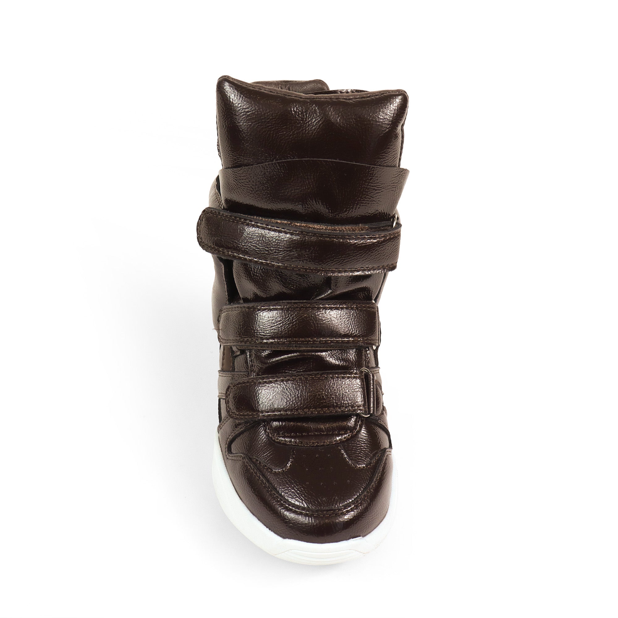 MARANTO-3 SPORTY SNEAKER WEDGE CHOCOLATE