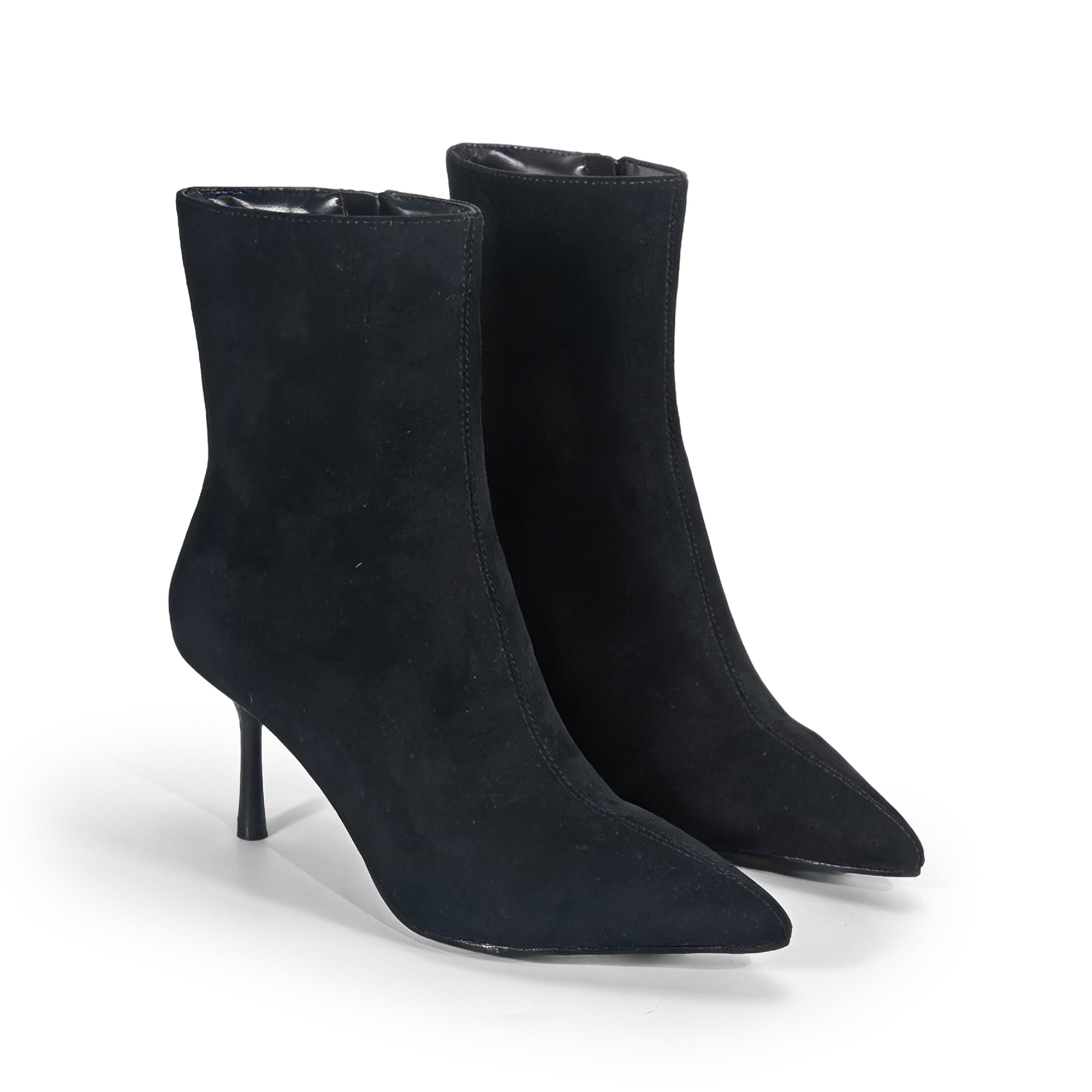 MARIANNE-1 POINTED TOE BOOTIES BLACK