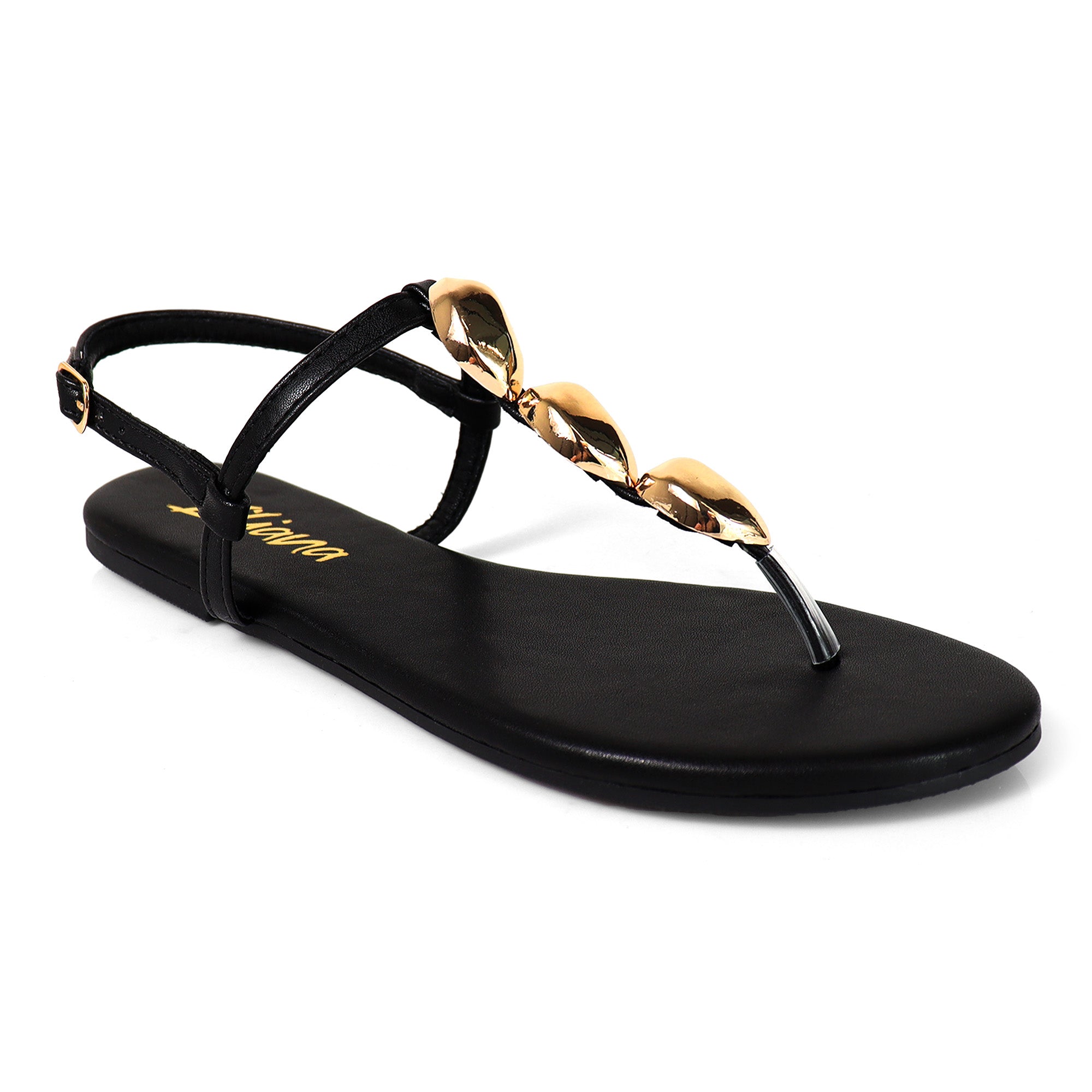 MARLO-221 CLASSIC THONG SANDAL BLACK