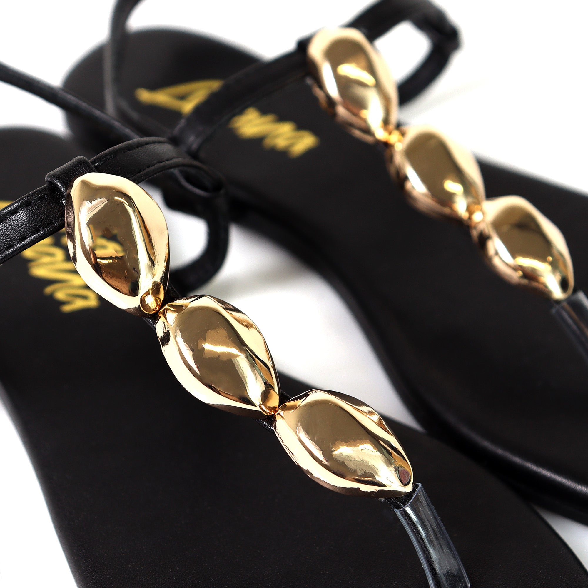 MARLO-221 CLASSIC THONG SANDAL BLACK