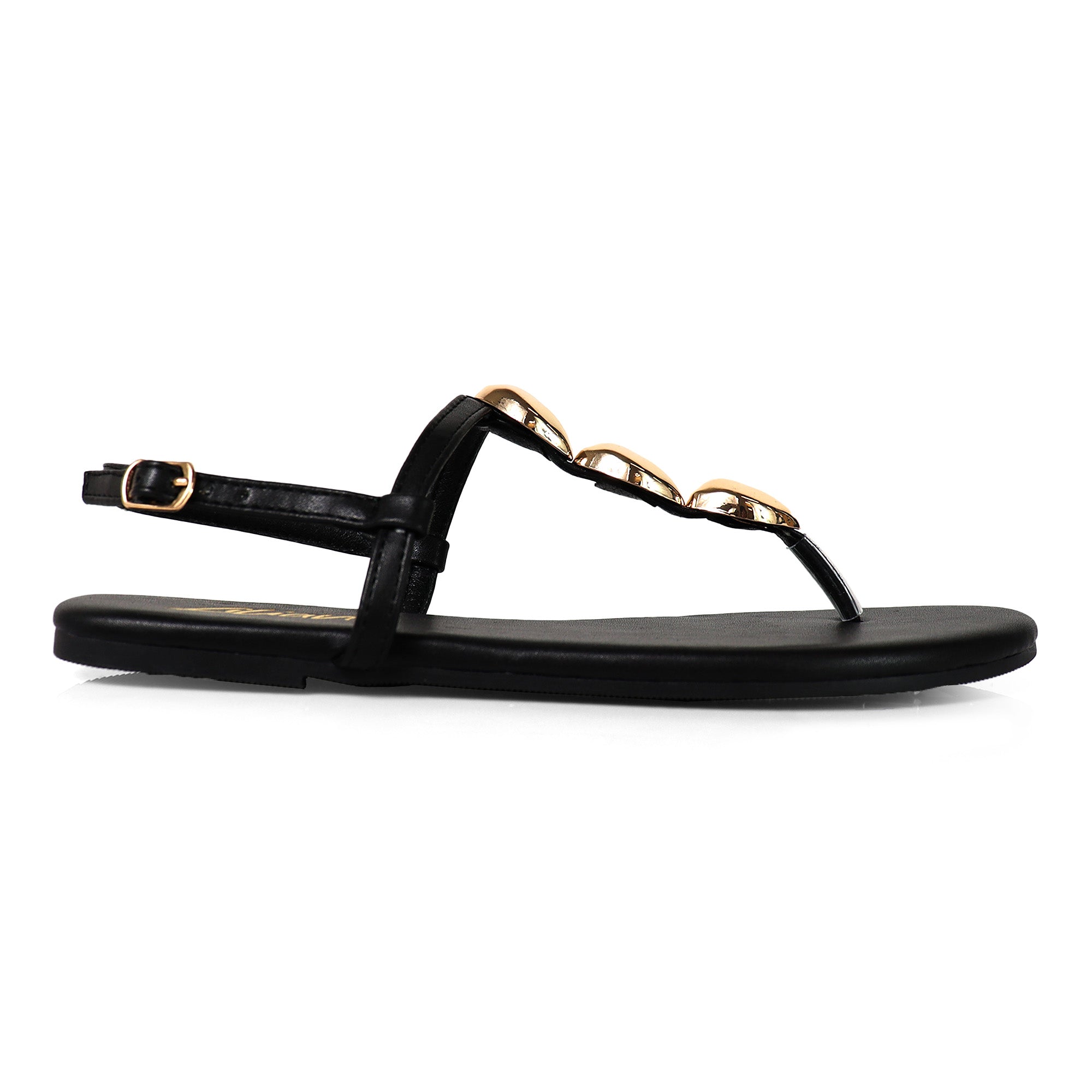 MARLO-221 CLASSIC THONG SANDAL BLACK