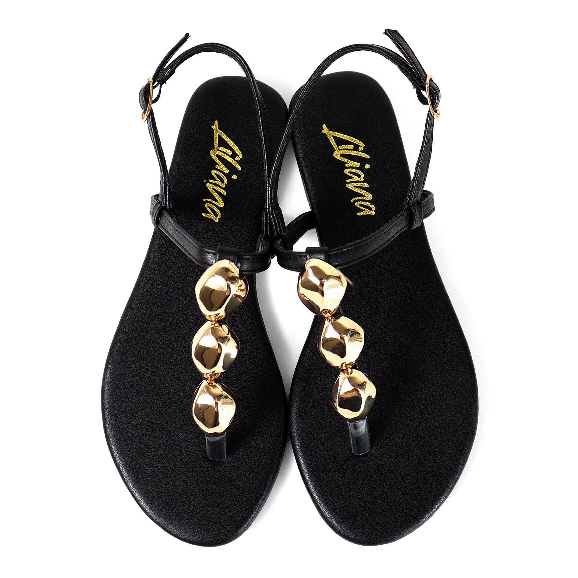 MARLO-221 CLASSIC THONG SANDAL BLACK