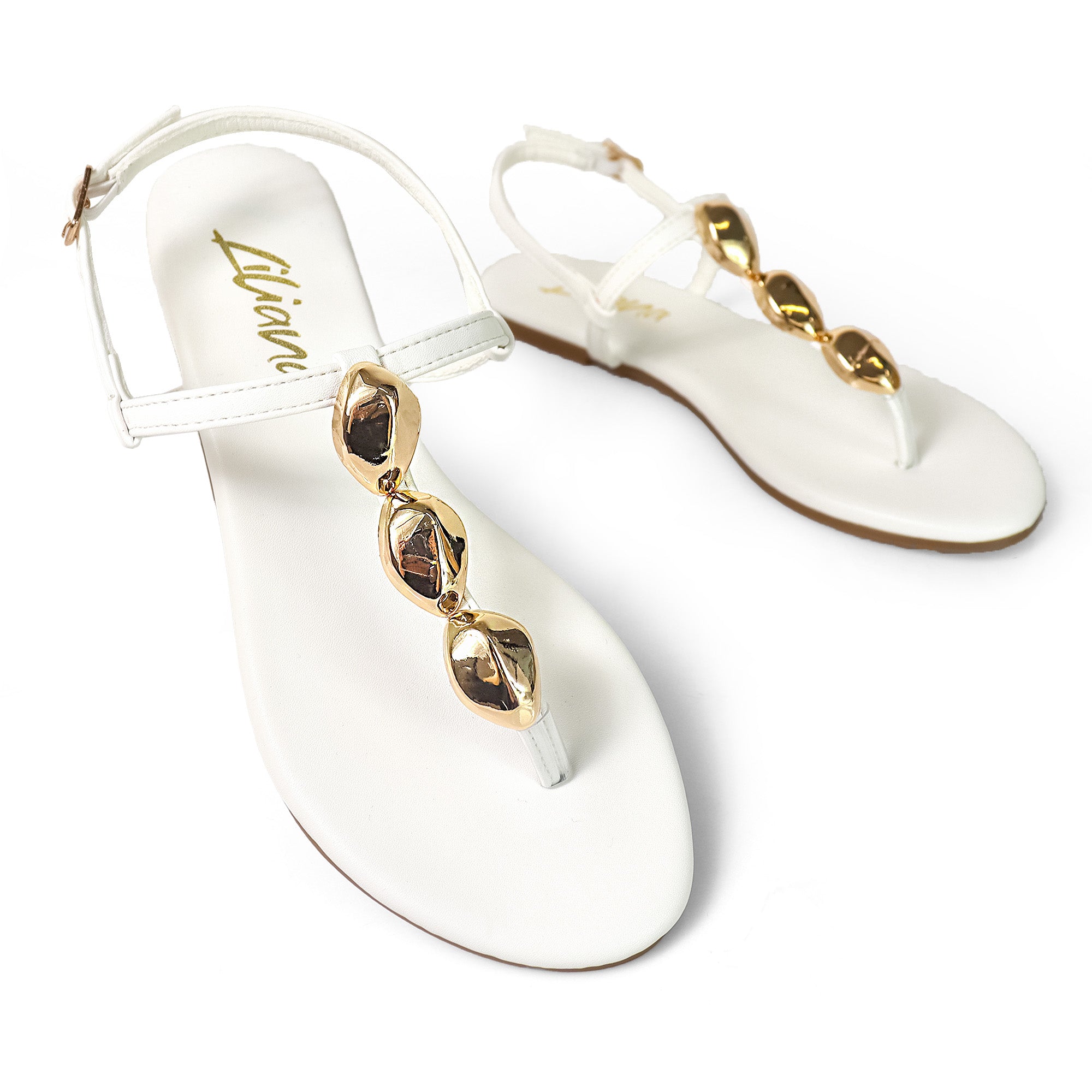 MARLO-221 CLASSIC THONG SANDAL WHITE