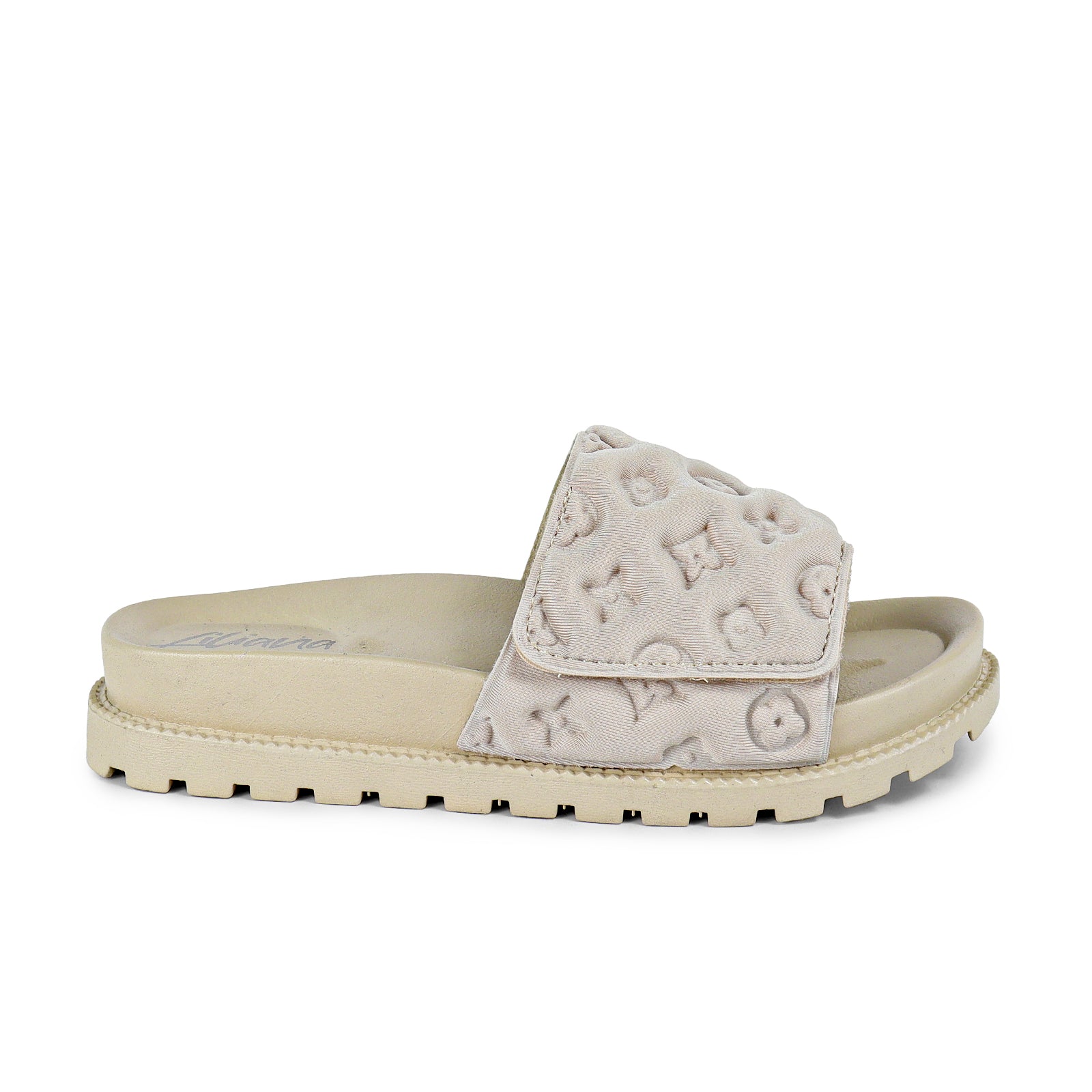 MARX-1 OPEN TOE 3D PUFFY SLIPPER - KHAKI
