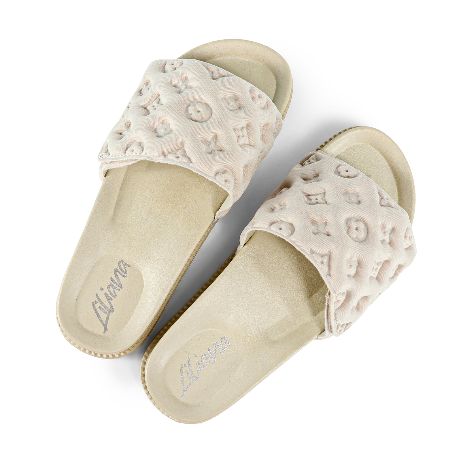 MARX-1 OPEN TOE 3D PUFFY SLIPPER - KHAKI