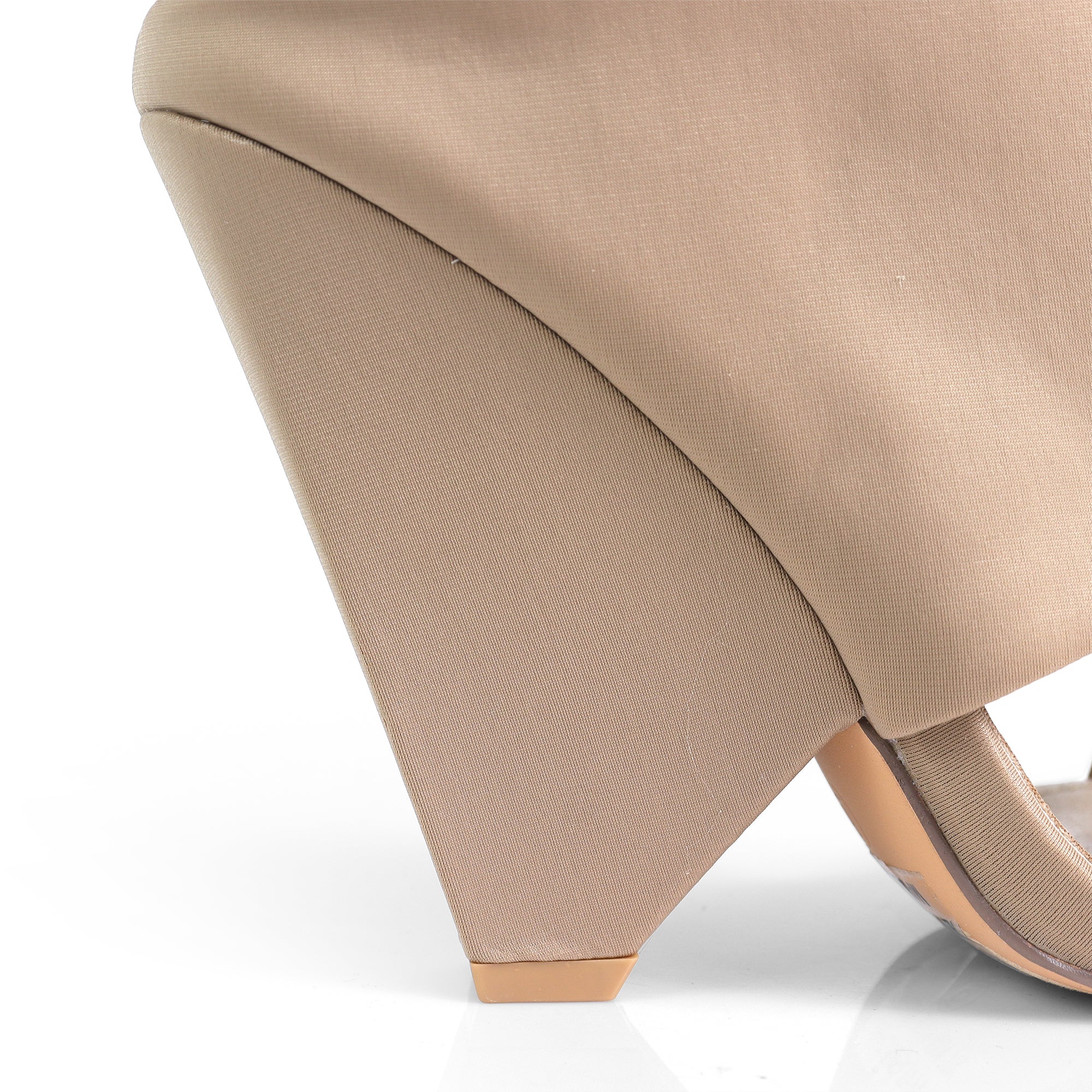 MAVERICK-1 OPEN TOE WEDGE SANDAL TAUPE