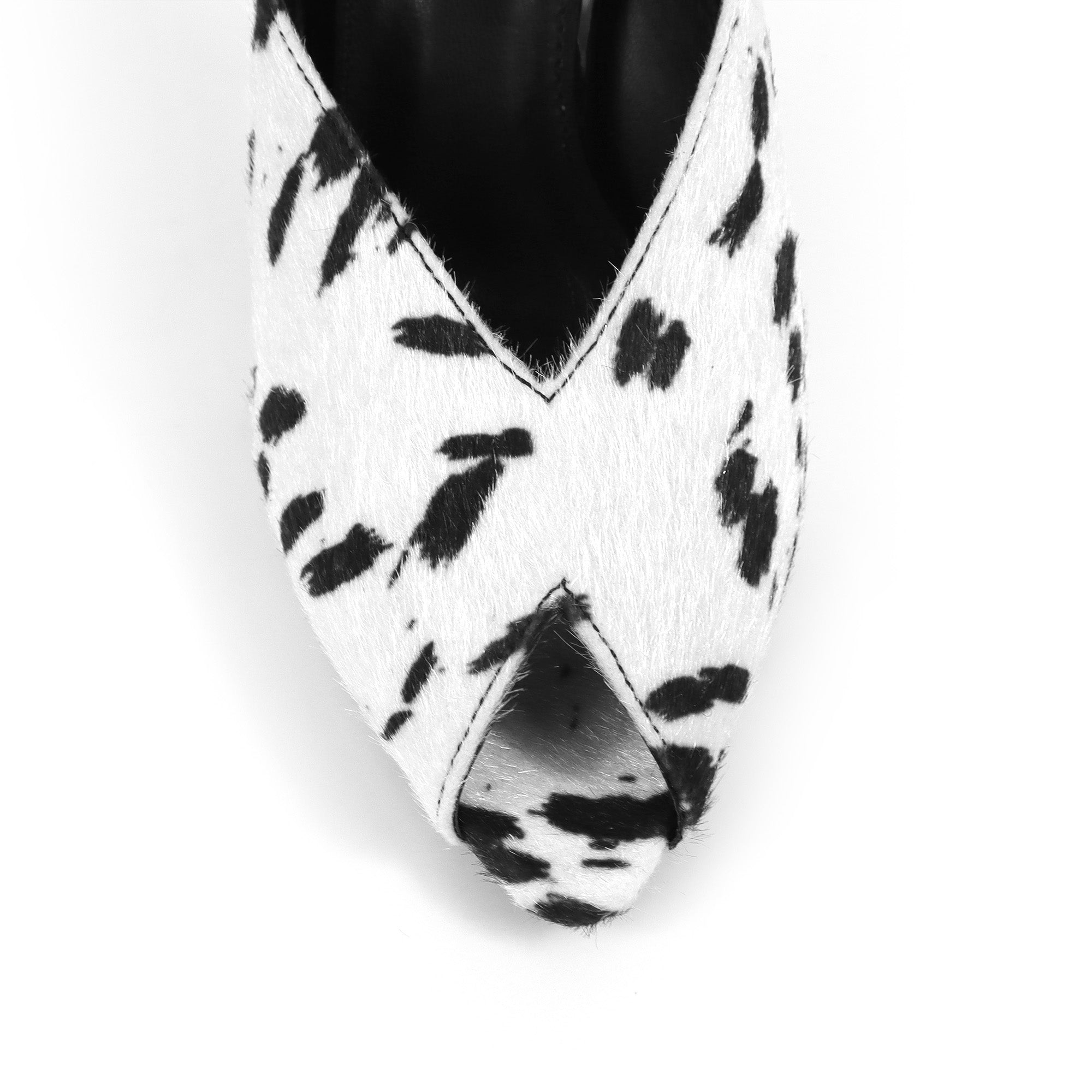 MILAN-1 PEEP TOE ANKLE STRAP HEEL WHITE MULTI