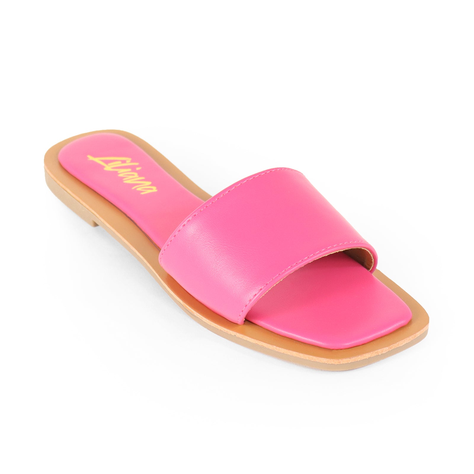 MINDEE-2 SLIDE WITH COMFY DETAIL ON SOLE-FUCHSIA