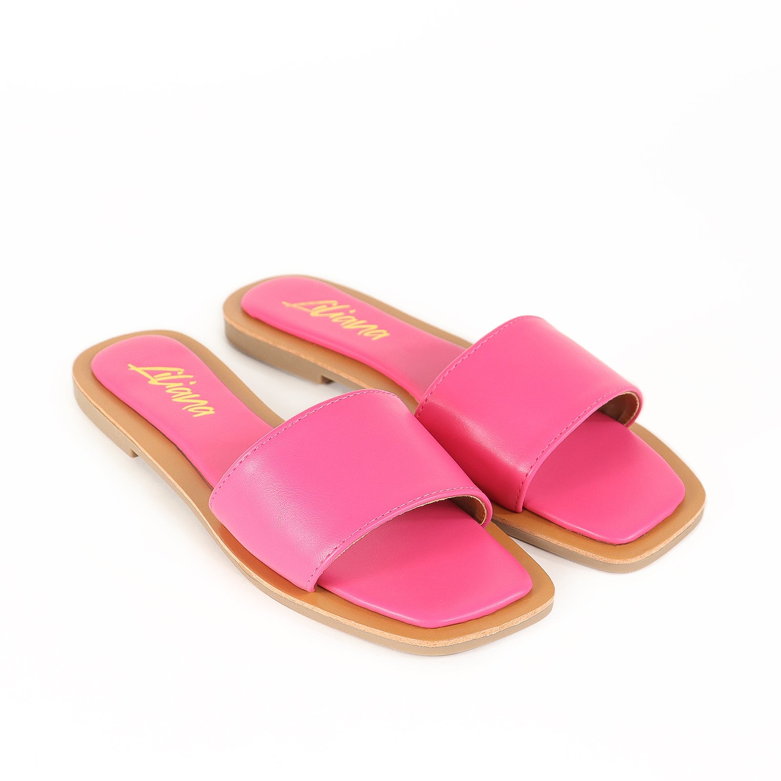 MINDEE-2 SLIDE WITH COMFY DETAIL ON SOLE-FUCHSIA