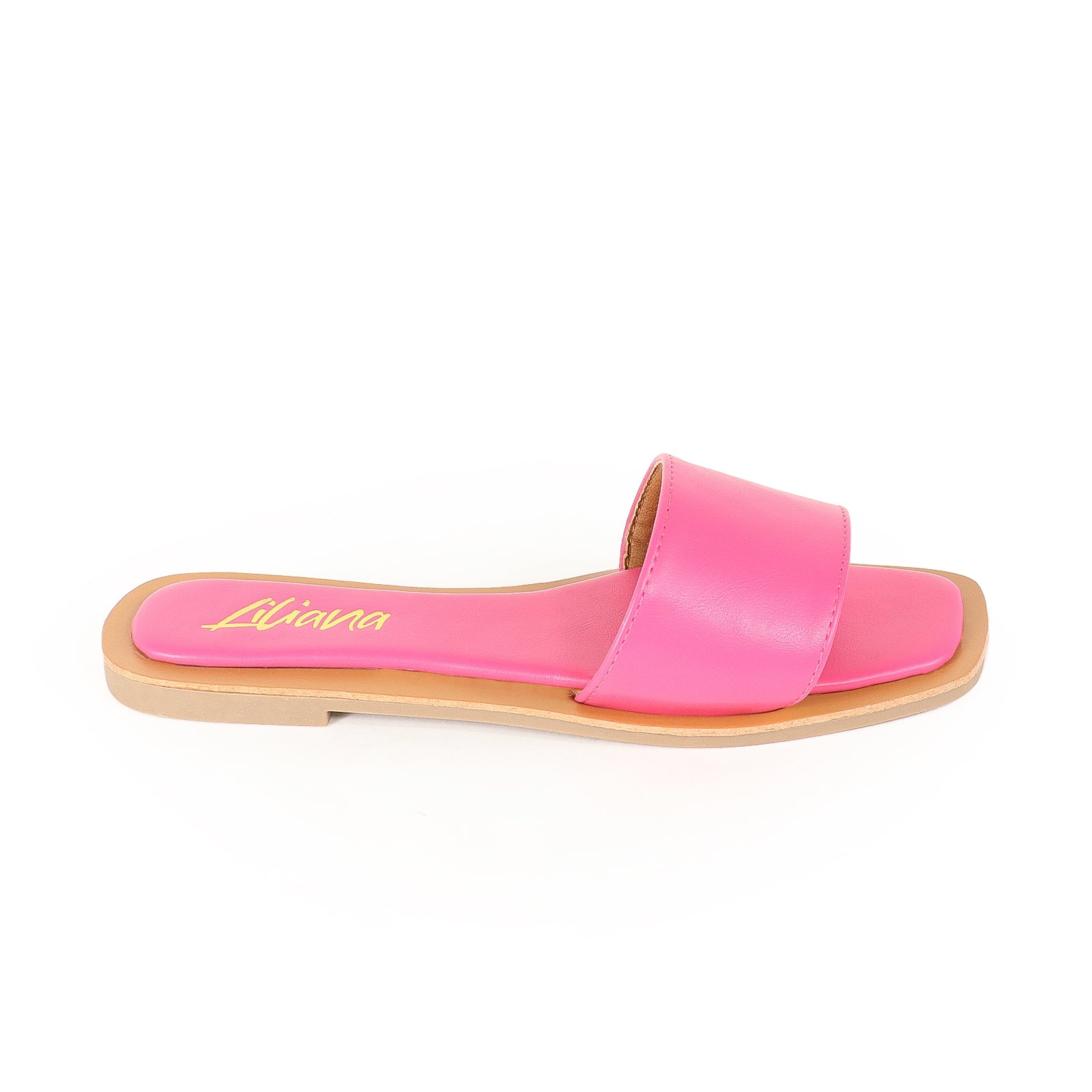 MINDEE-2 SLIDE WITH COMFY DETAIL ON SOLE-FUCHSIA