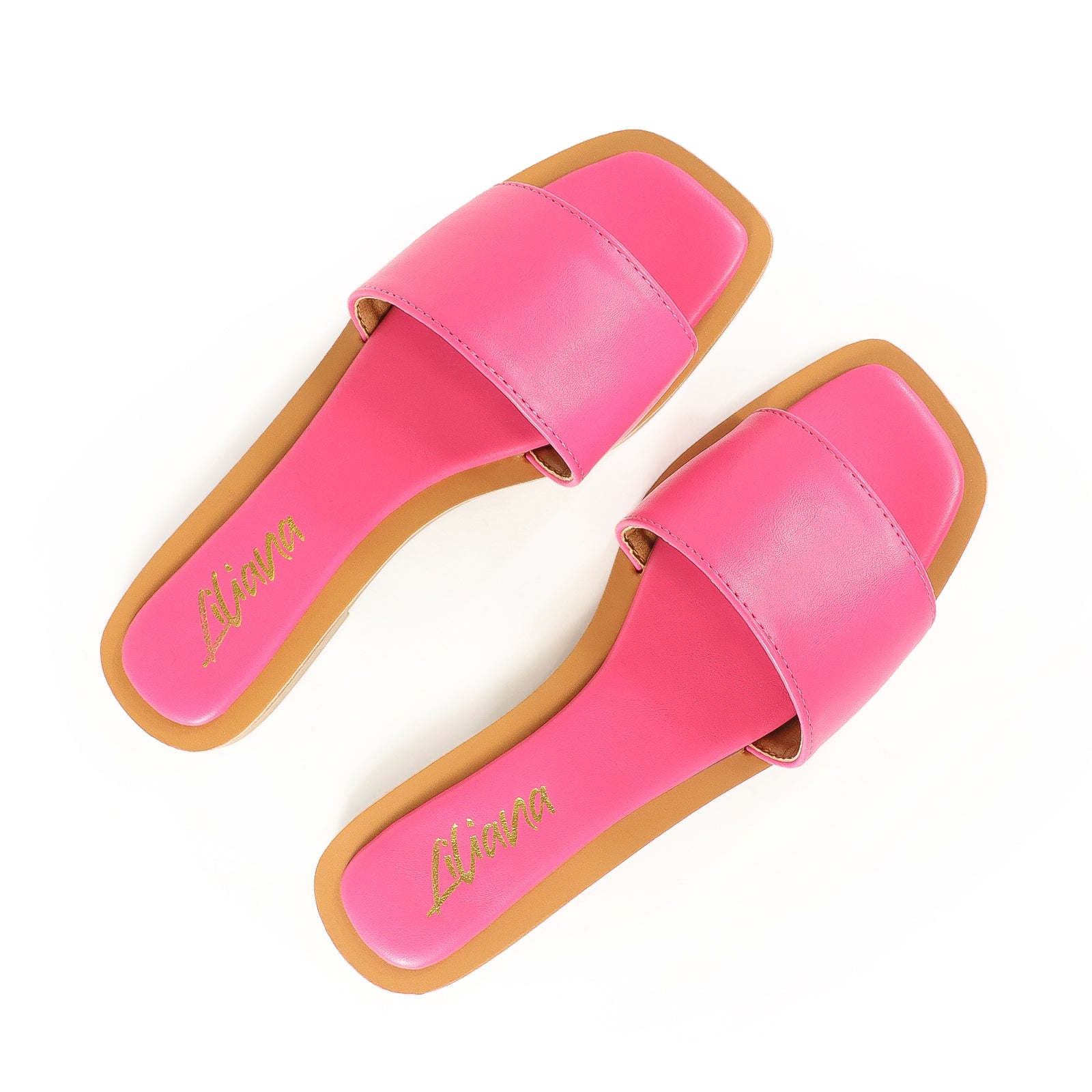 MINDEE-2 SLIDE WITH COMFY DETAIL ON SOLE-FUCHSIA