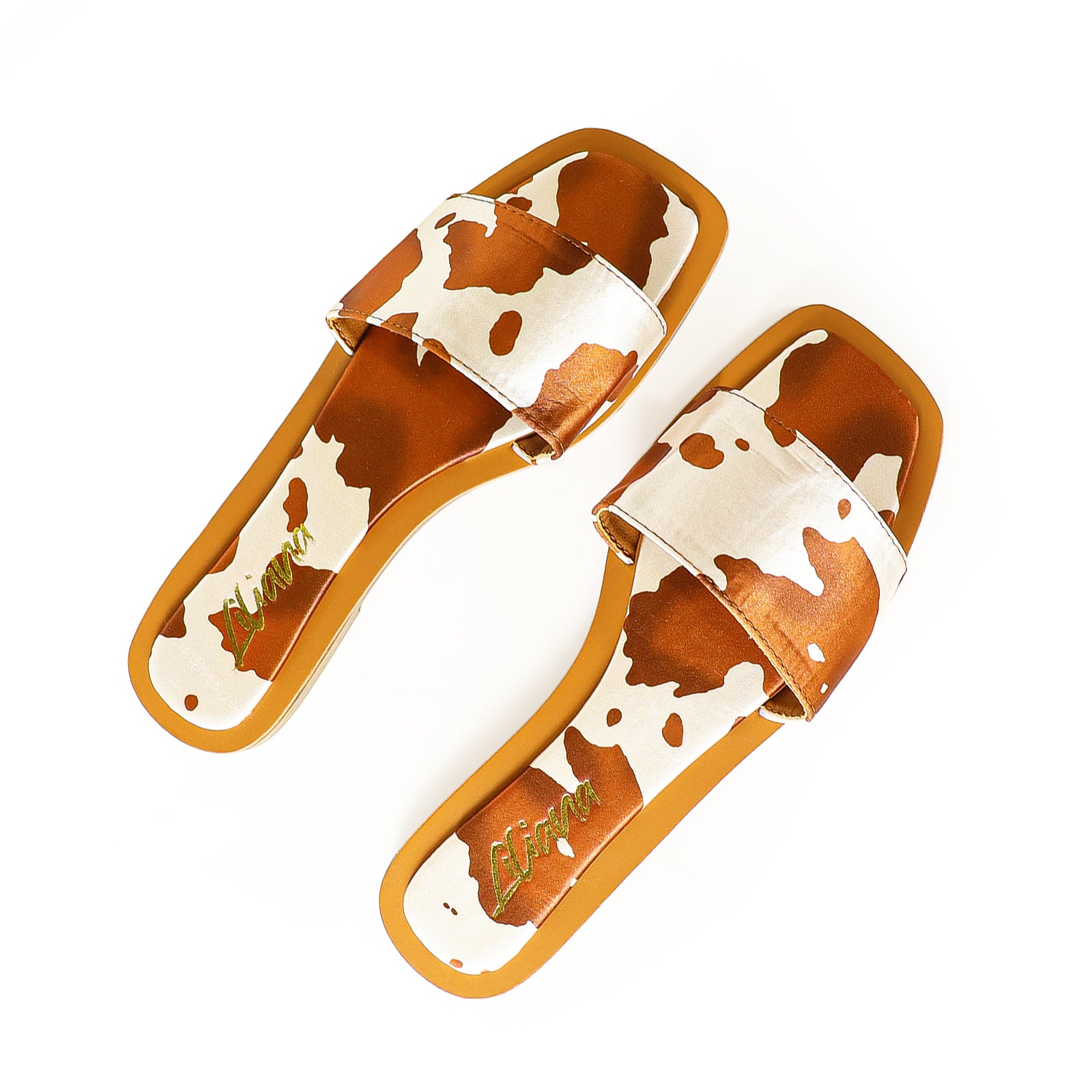 MINDEE-2 SLIDE WITH COMFY DETAIL ON SOLE-TAN COW
