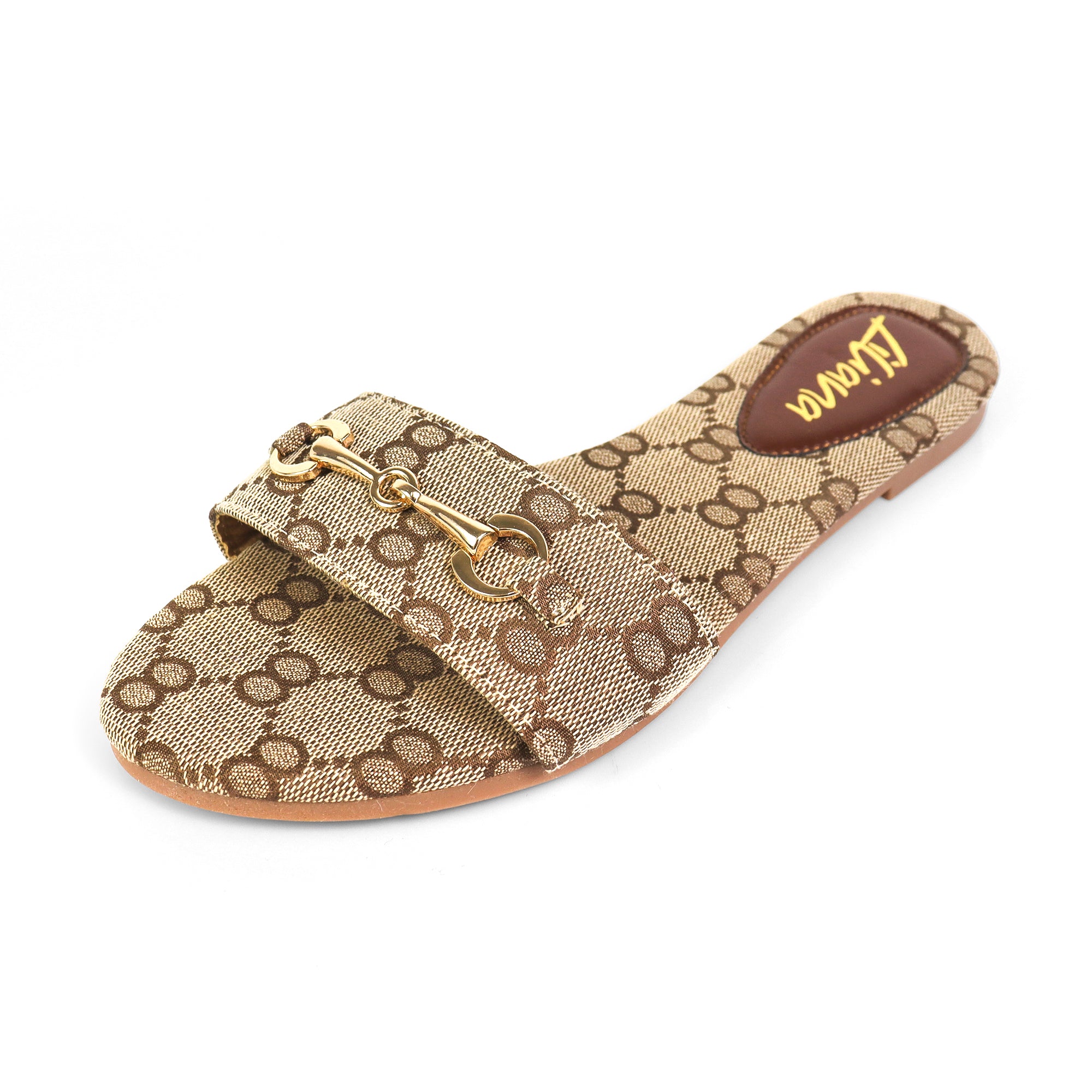 ODELA-1 HORSEBIT SANDAL SLIDE MONOGRAM