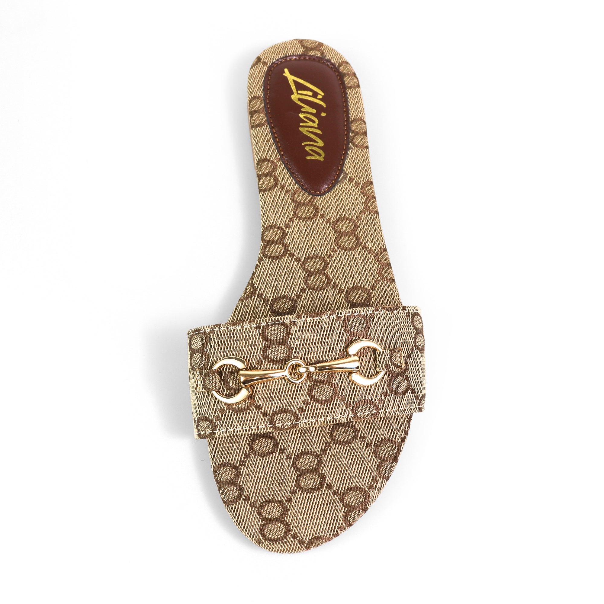 ODELA-1 HORSEBIT SANDAL SLIDE MONOGRAM
